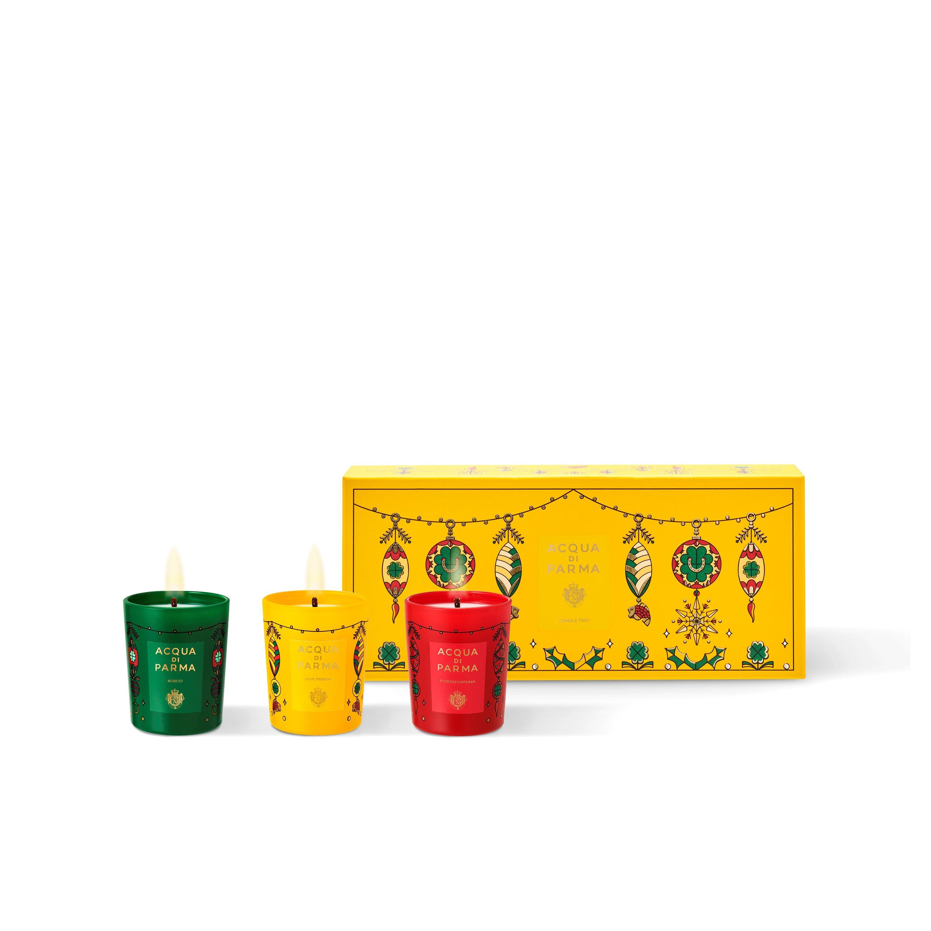 Acqua Di Parma Holiday 2023 Candle Set 3X70gr - Clear - Image 2