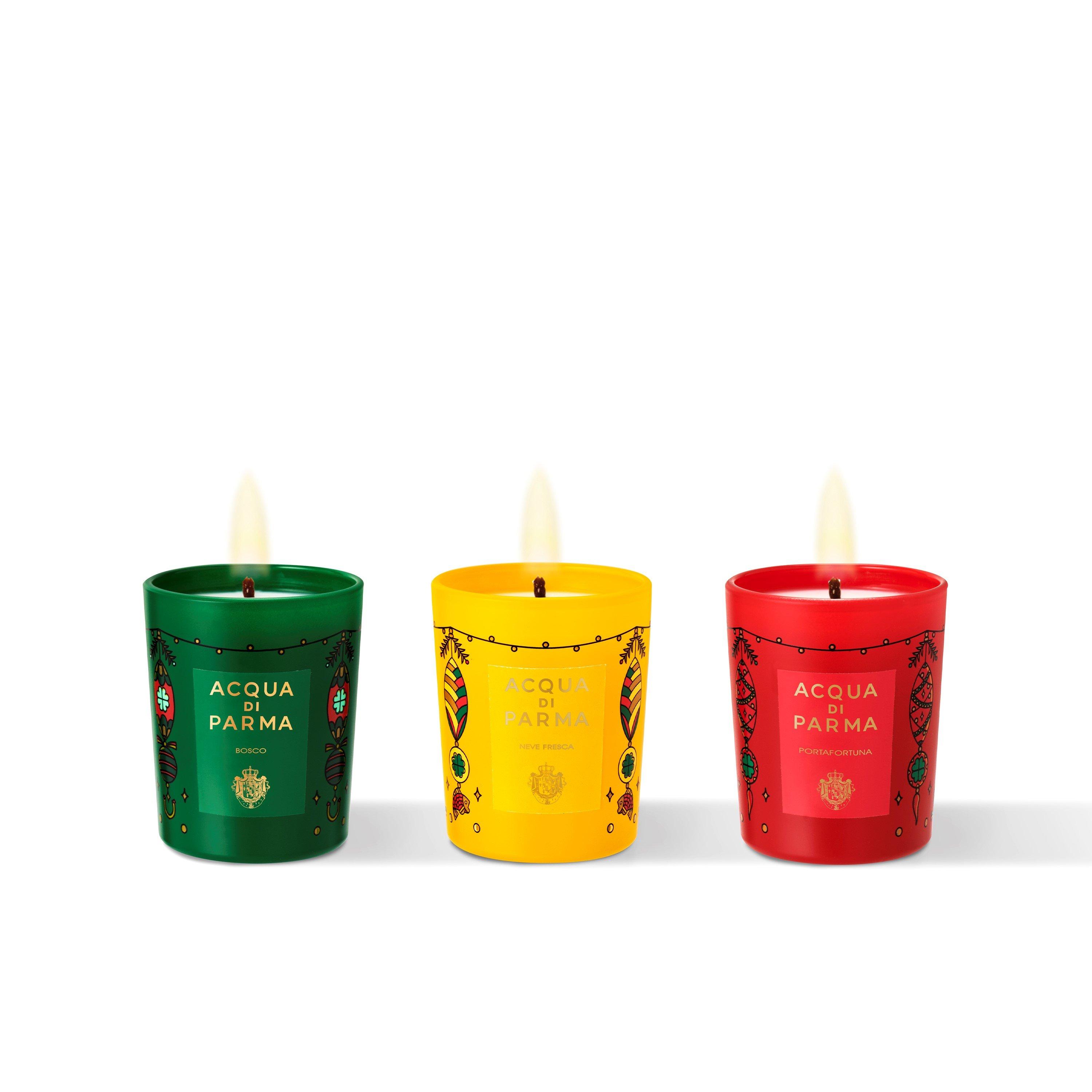 Clear - Acqua Di Parma - ACQUA DI PARMA HOLIDAY 2023 CANDLE SET 3x70gr - 2