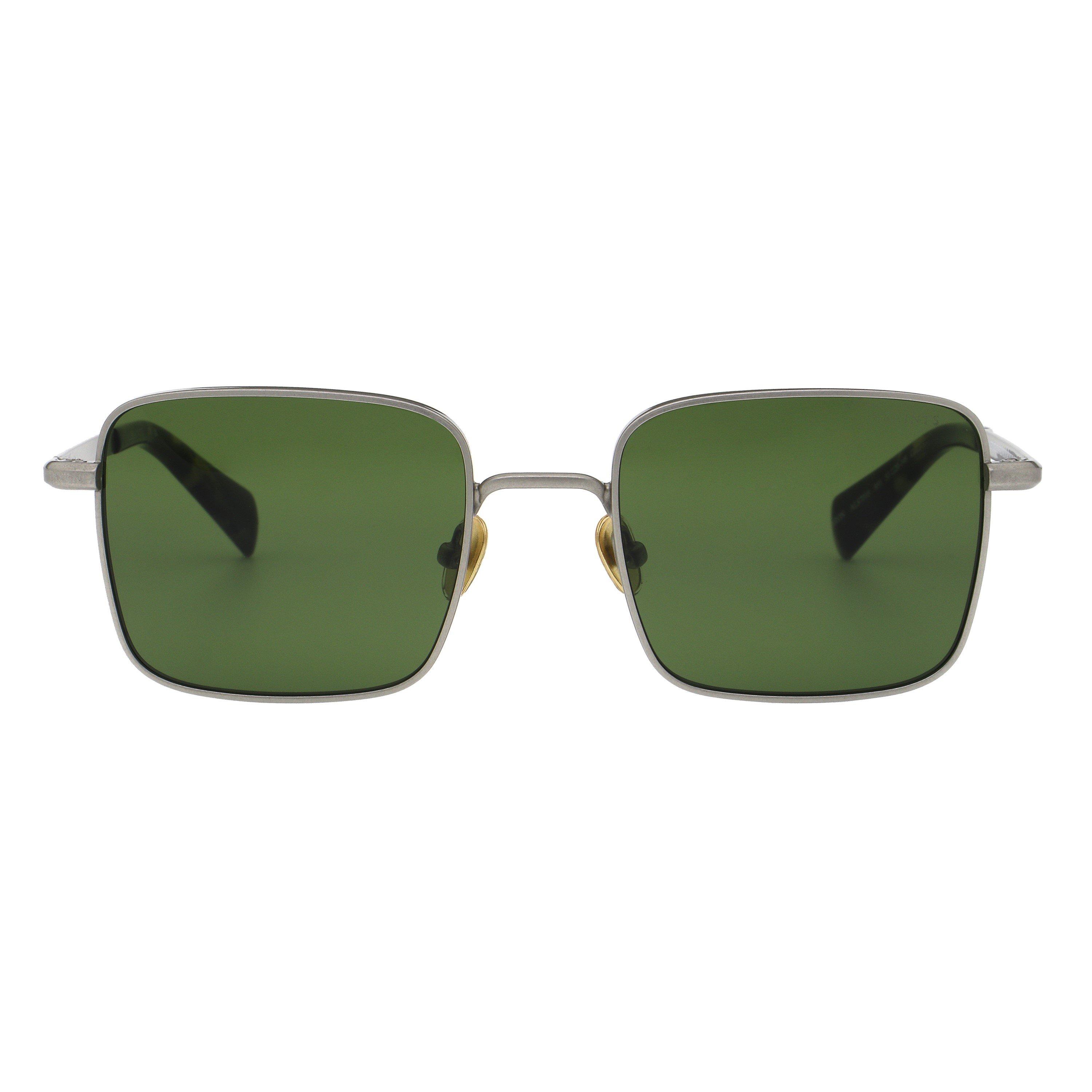 Allsaints Men's Angular Square Sunglasses - Silver