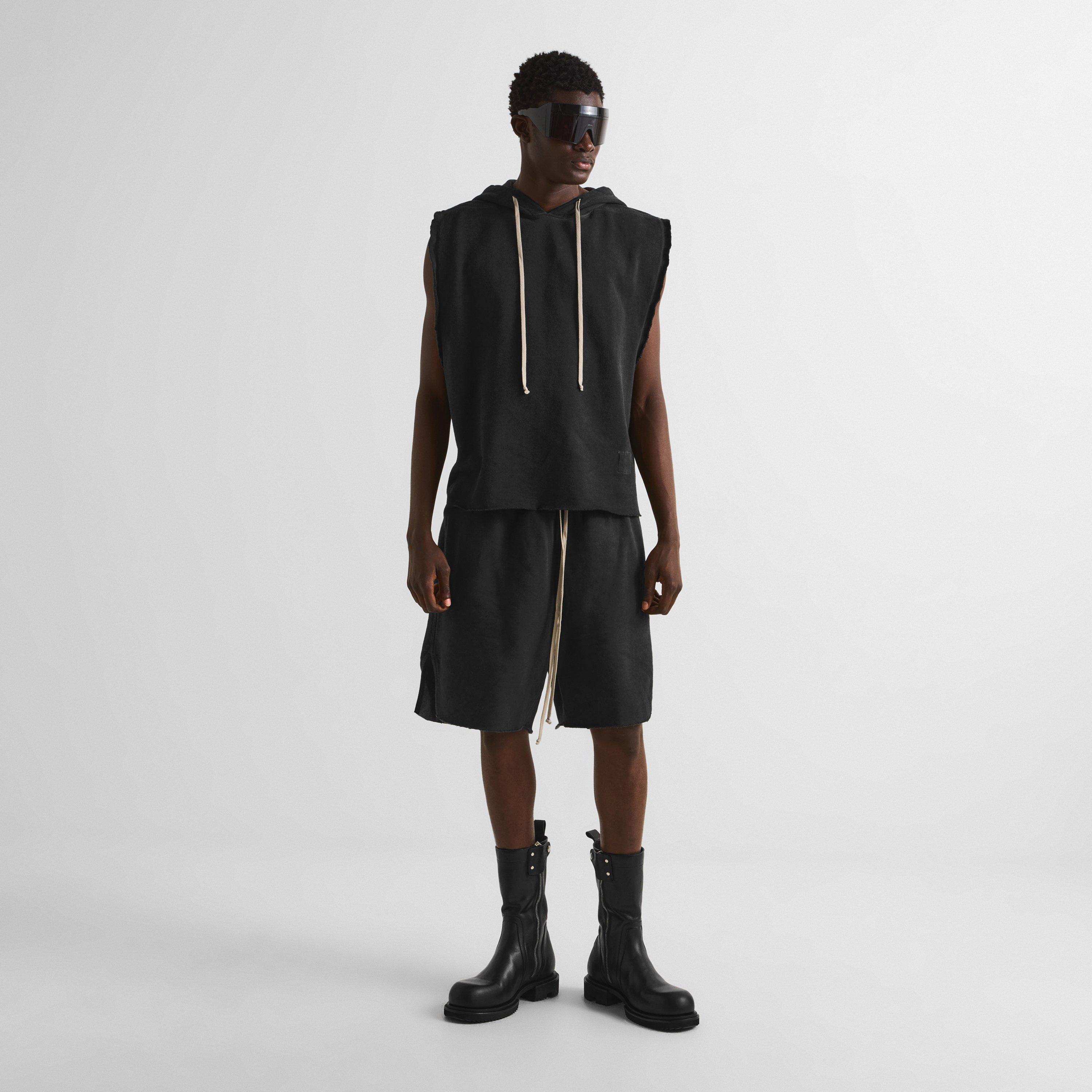 Black - Rick Owens - Men's Shield Sunglasses - 6