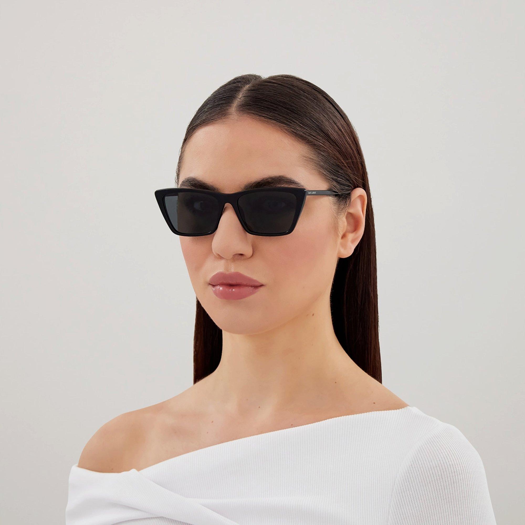 Saint Laurent Women's Mica Thin Cat Eye Sunglasses