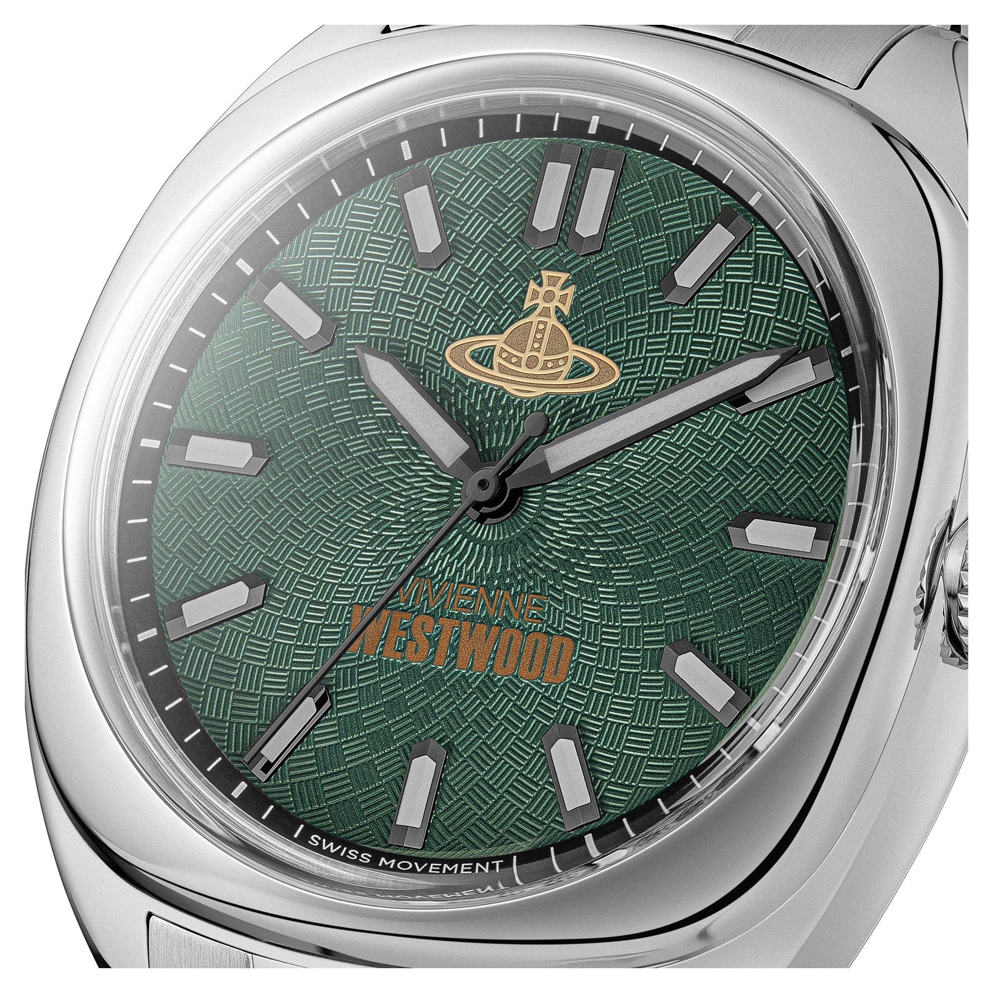 Silver/Green - Vivienne Westwood - Redbridge Wrist Watch - 3