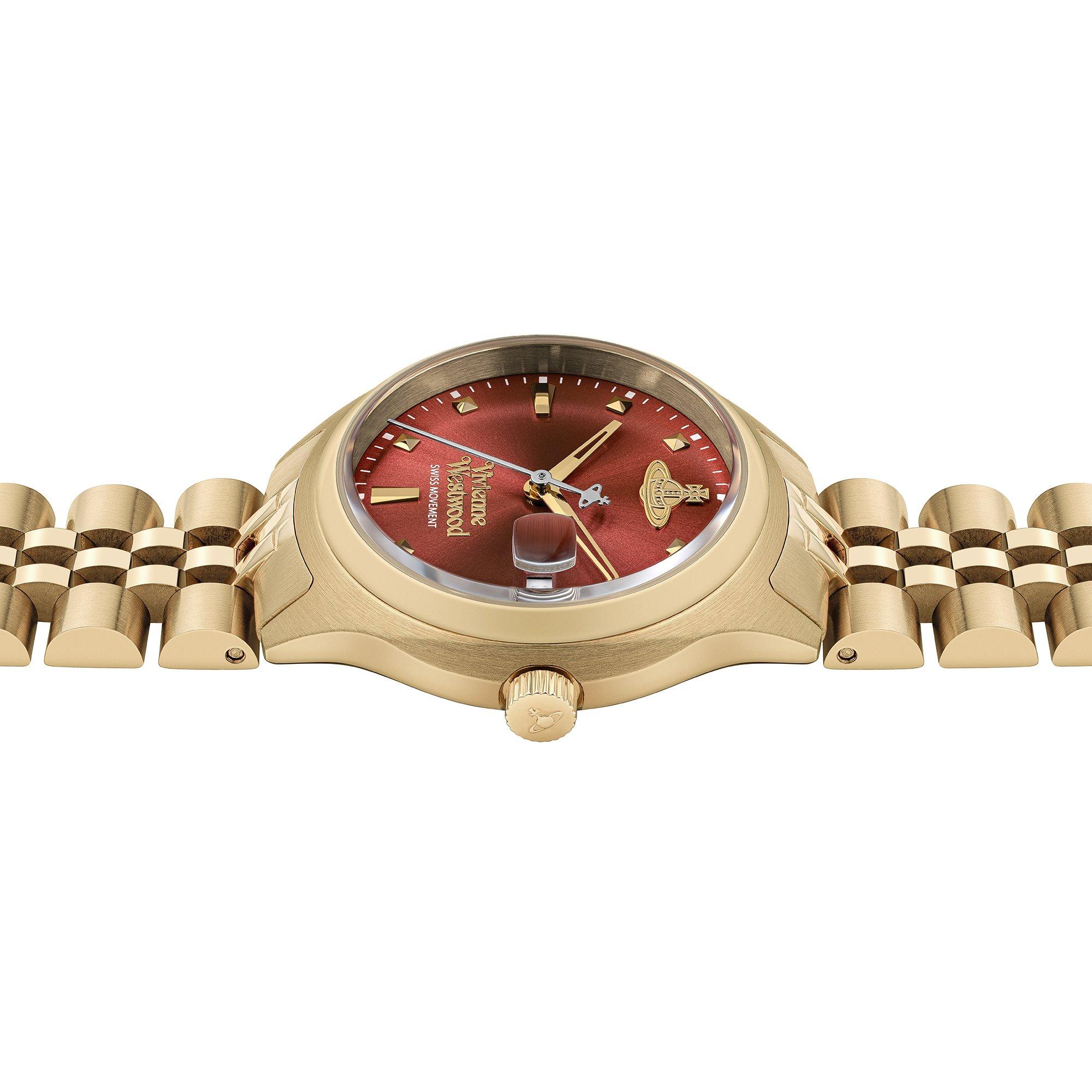 Red/Gold - Vivienne Westwood - Camberwell Mini Watch - 4