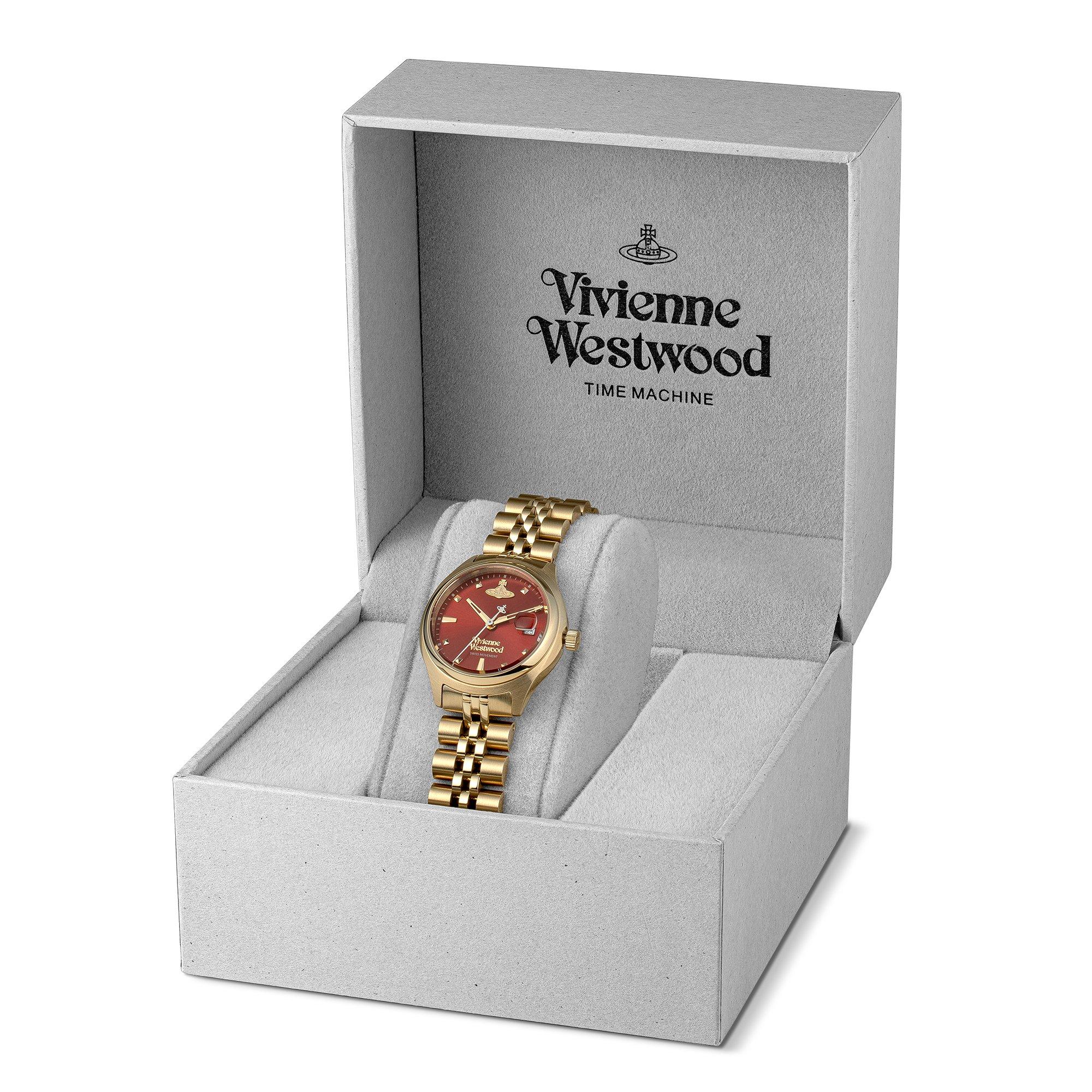 Red/Gold - Vivienne Westwood - Camberwell Mini Watch - 6