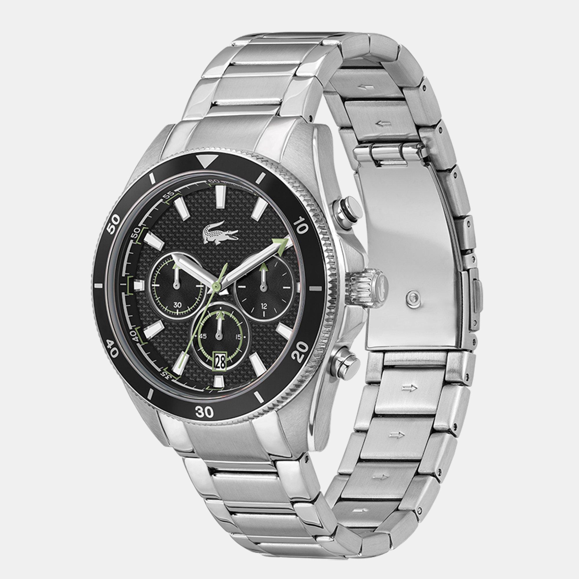 Black/Steel - Lacoste - Mens Mainsail Watch - 2