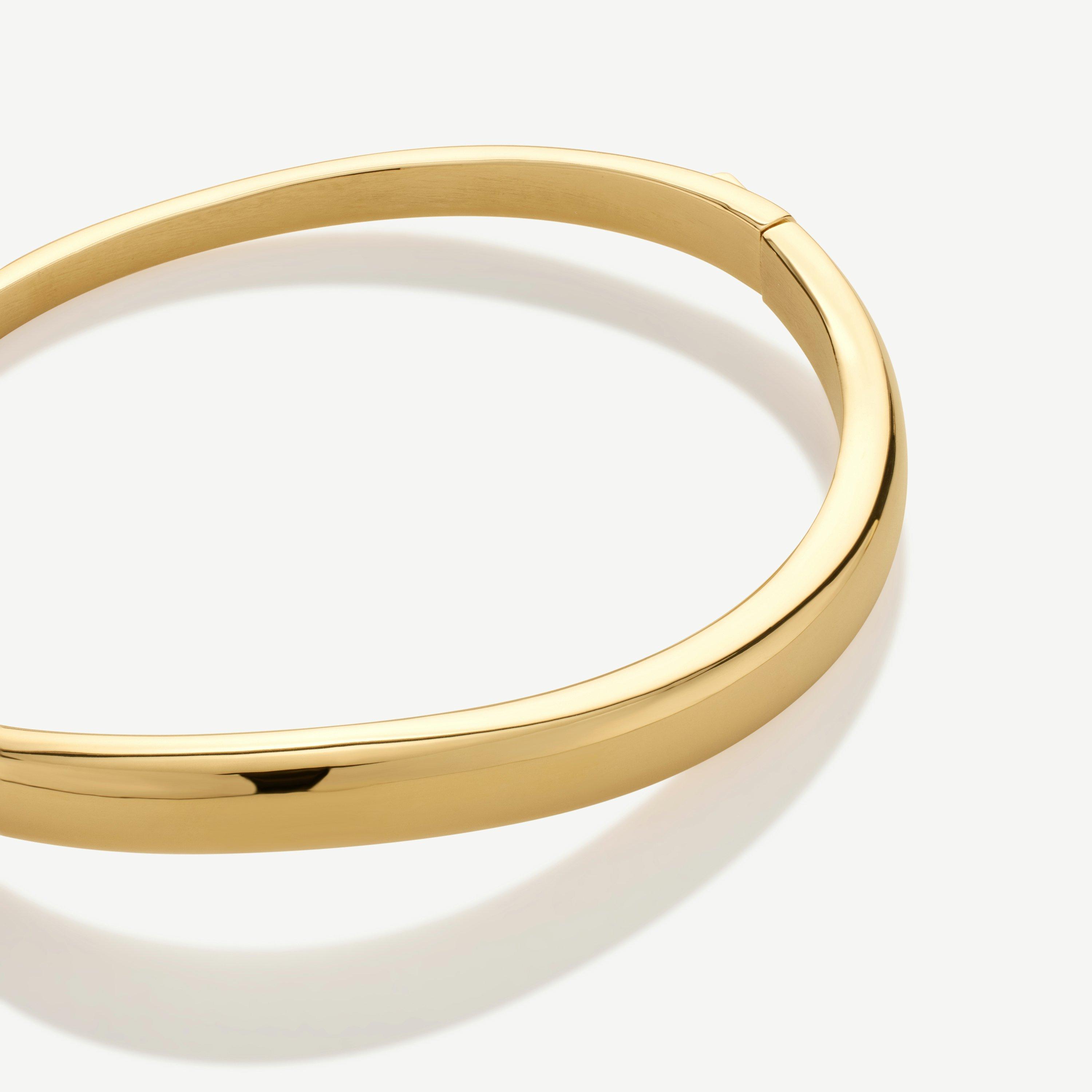 Gold - D.Louise - D.Louis Wave Bangle - 3