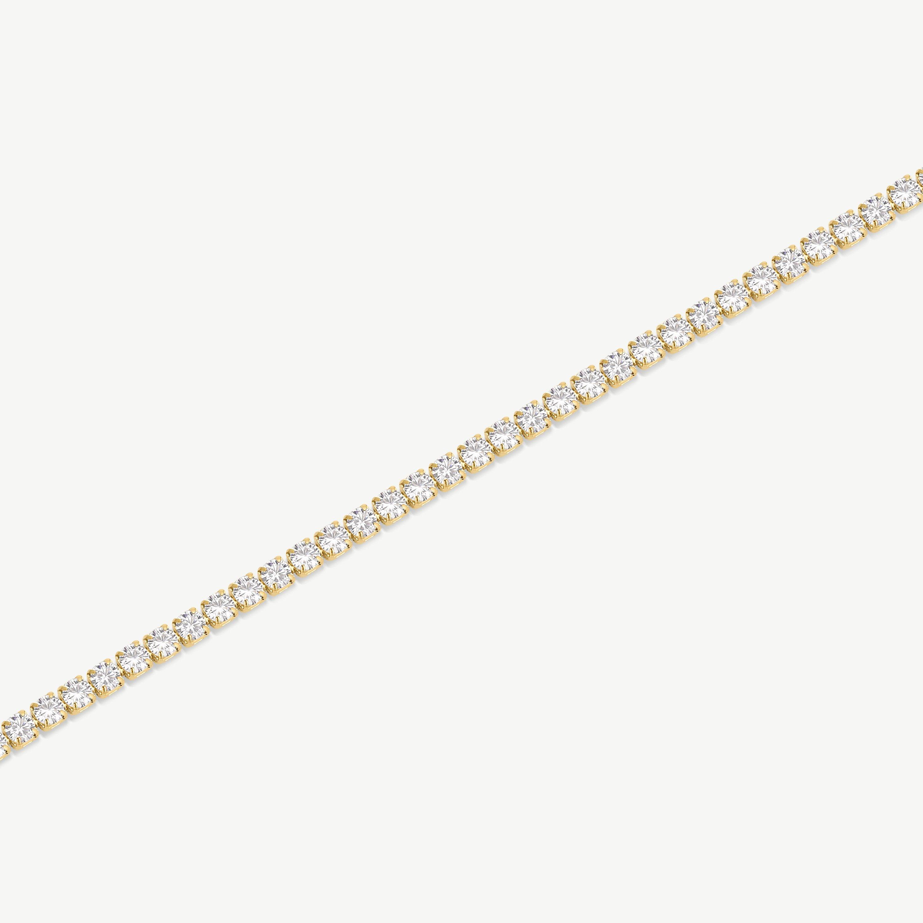 Gold - D.Louise - D.Louise Tennis Bracelet - 3