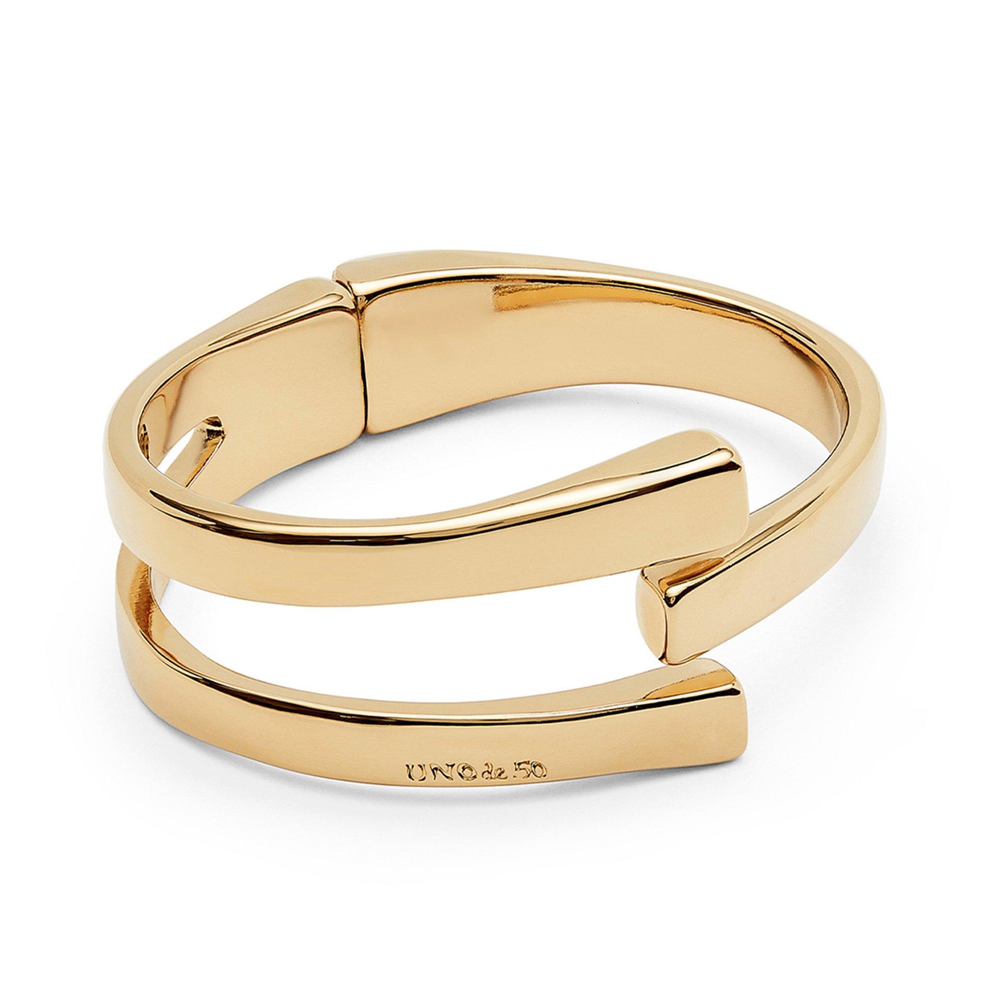 Goud - UNOde50 - UNOde50 18k Gold-Plated Rigid Bracelet - 2