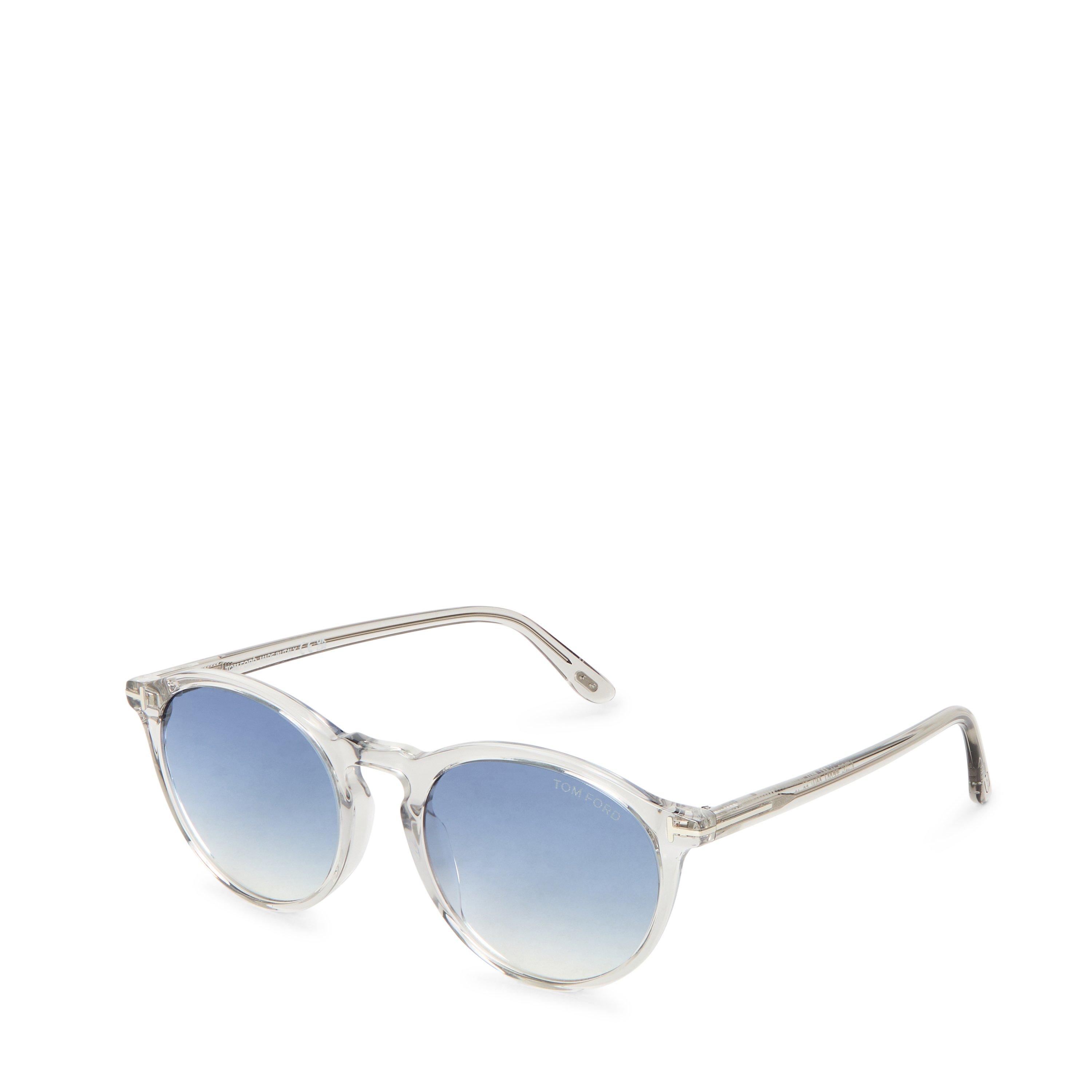 Blue/Clear - Tom Ford - Men's Round Sunglasses - 1