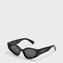 Off White Unisex Square Sunglasses, Square Design