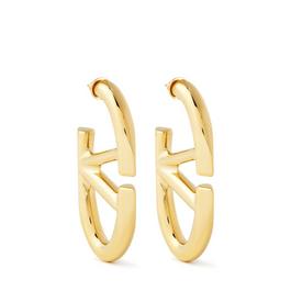 Valentino Garavani Vlogo Hoop Earrings