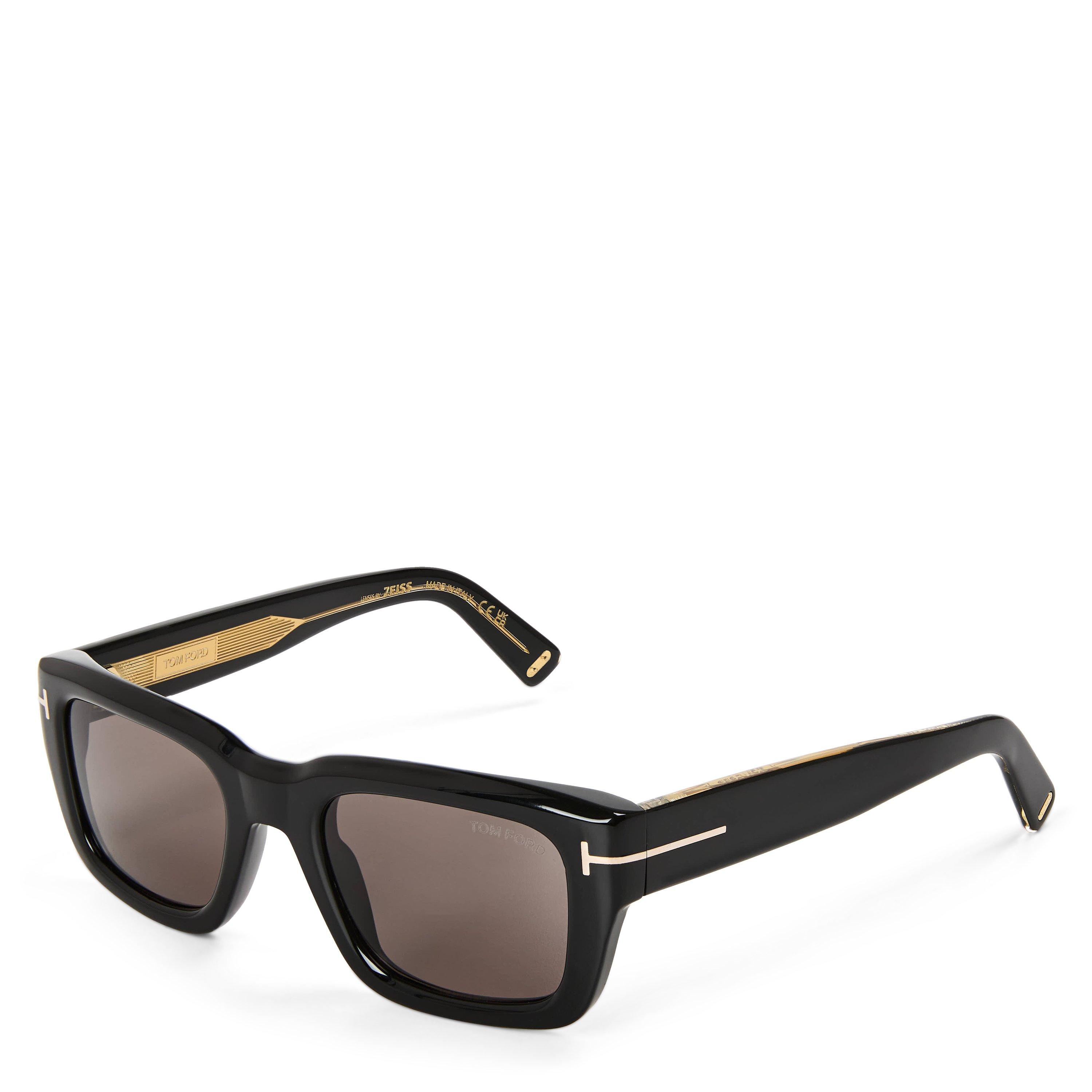 Tom Ford Men's Wayfarer Sunglasses - Shiny Black