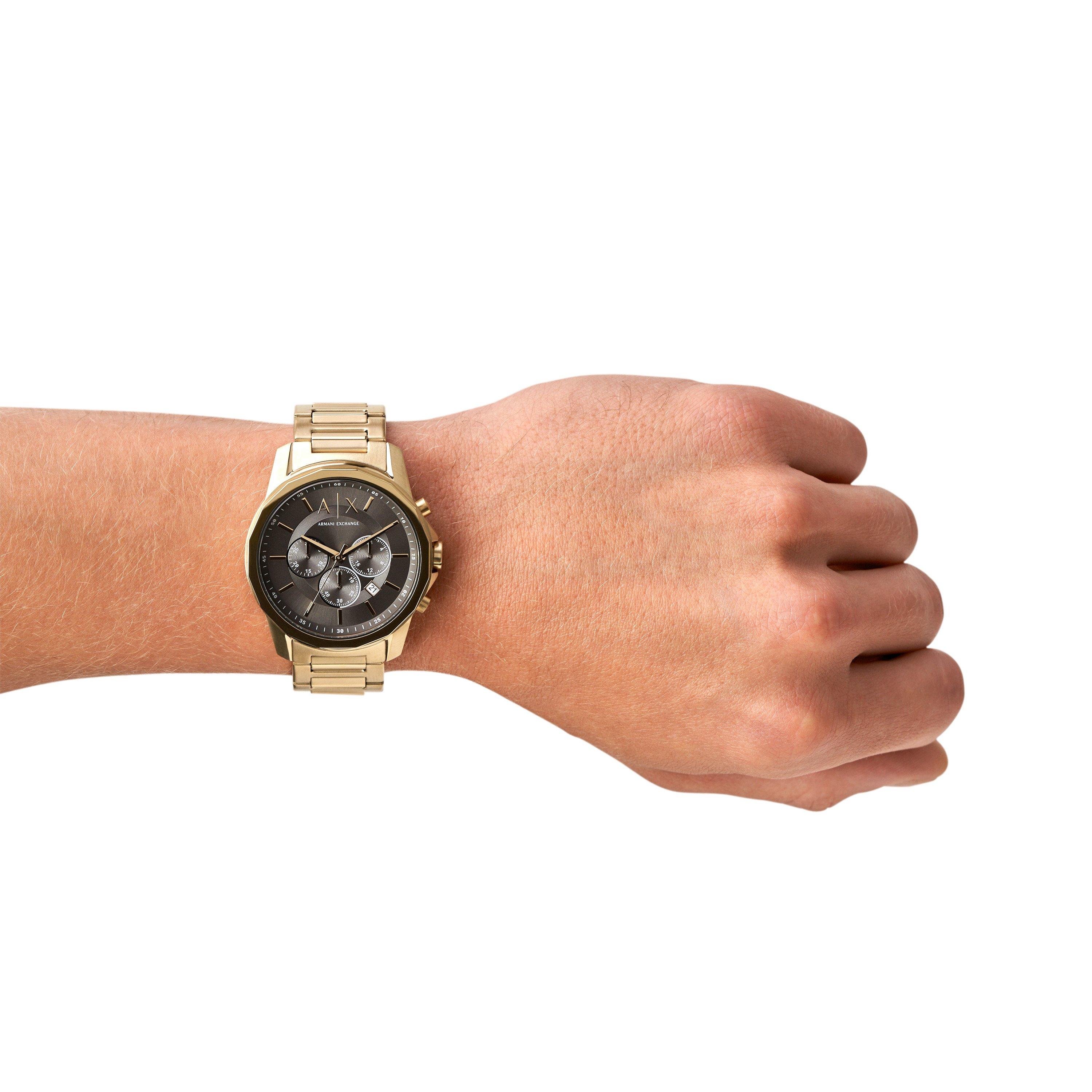 Gold/Black - Armani Exchange - Banks Watch - 4