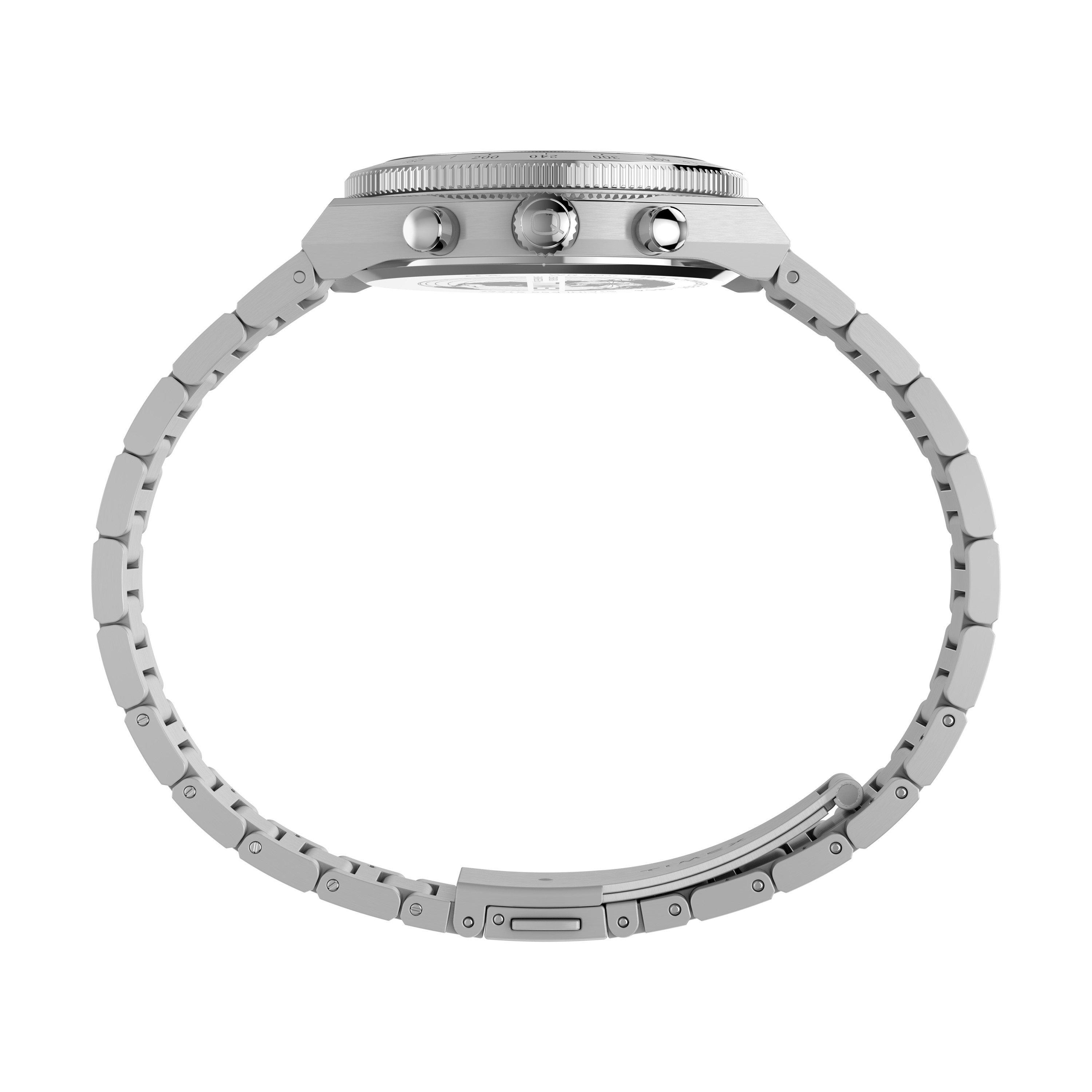 Black/Silver - Timex - Timex L Q Chrono Wtc Sn71 - 2