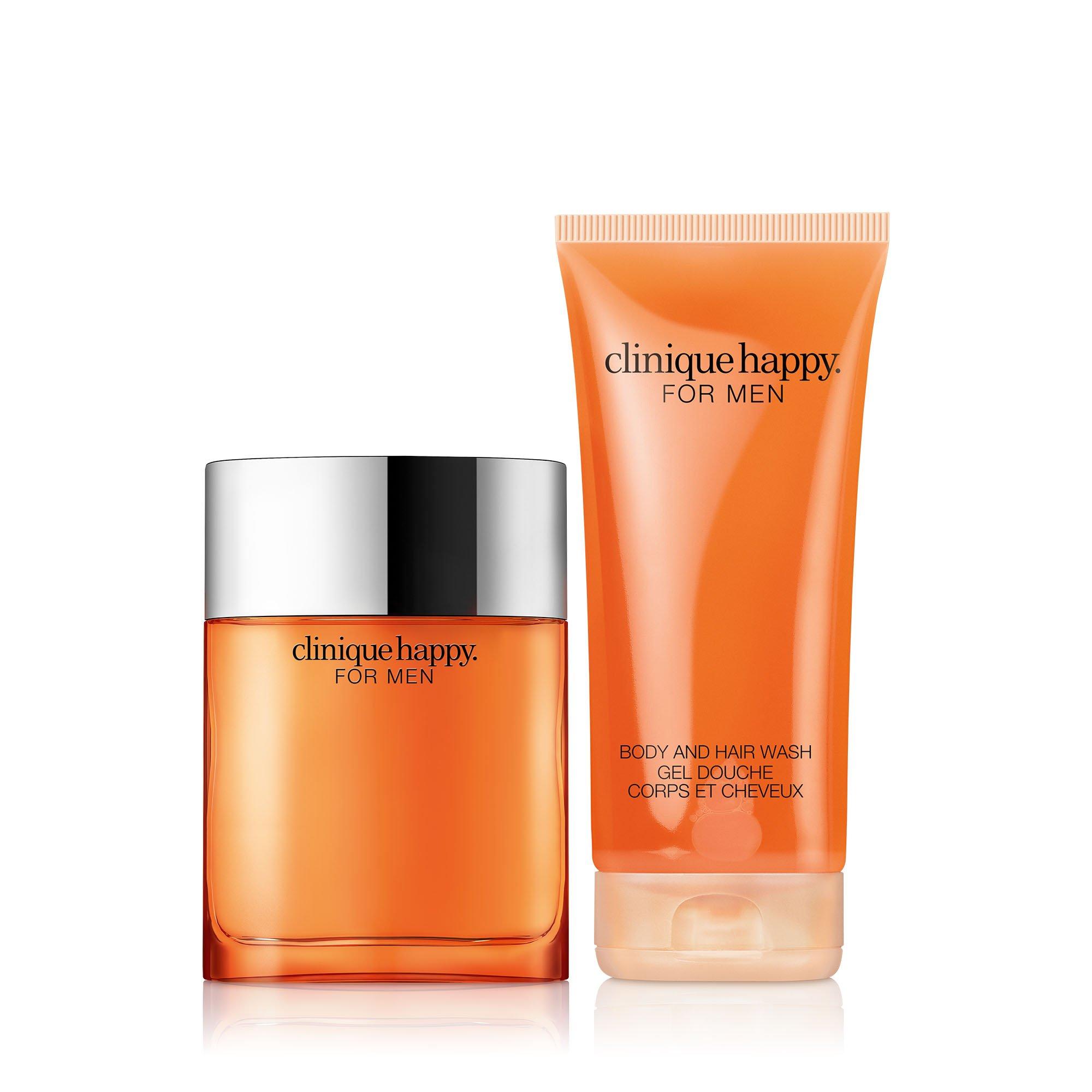 Clear - Clinique - Happy For Him: Cologne Spray Gift Set - 2