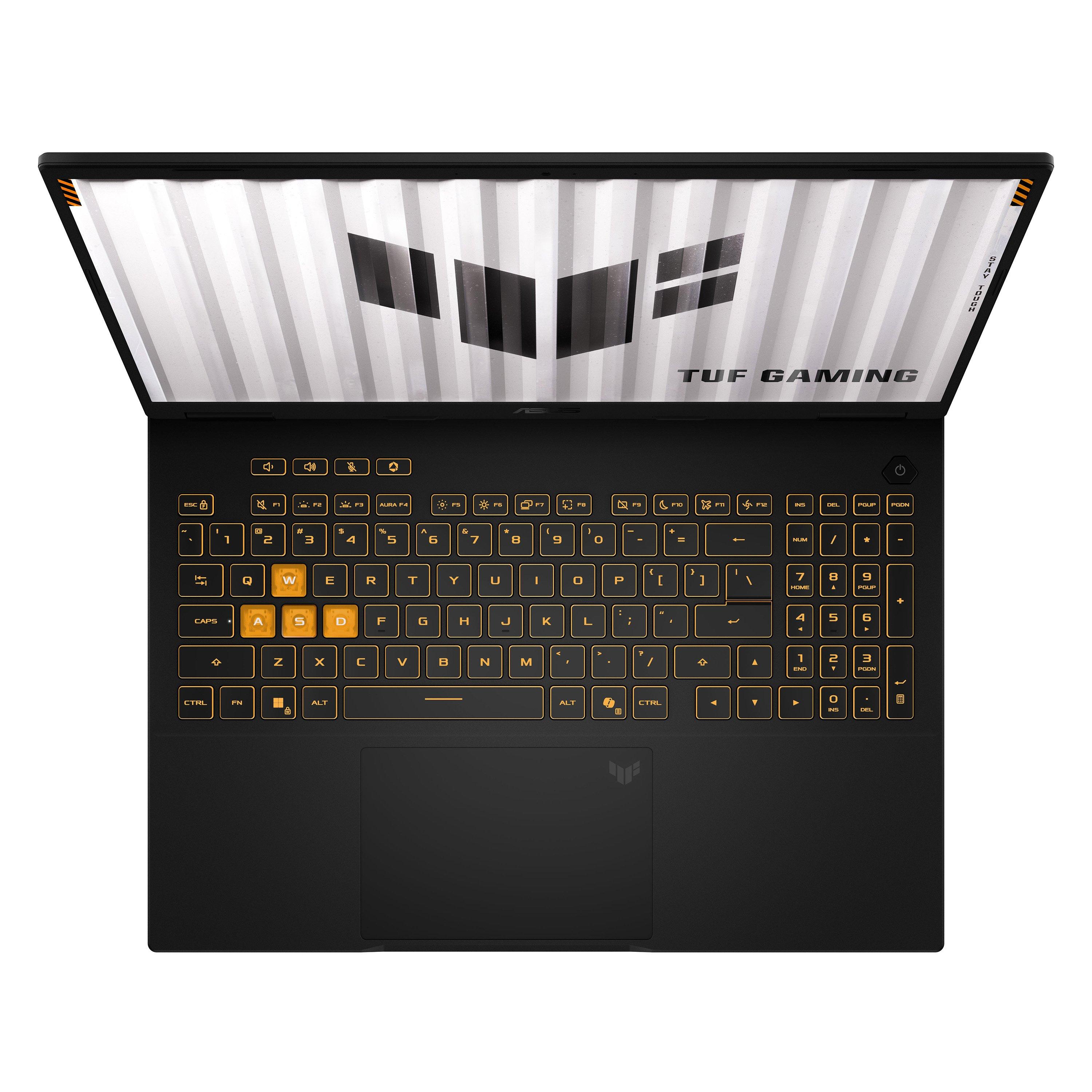 Noir - ASUS - ASUS TUF Gaming 16 16 FHD+ 144Hz Gaming Laptop - Core i5-14450HX 16GB RAM 512GB SSD RTX 5050 - 4
