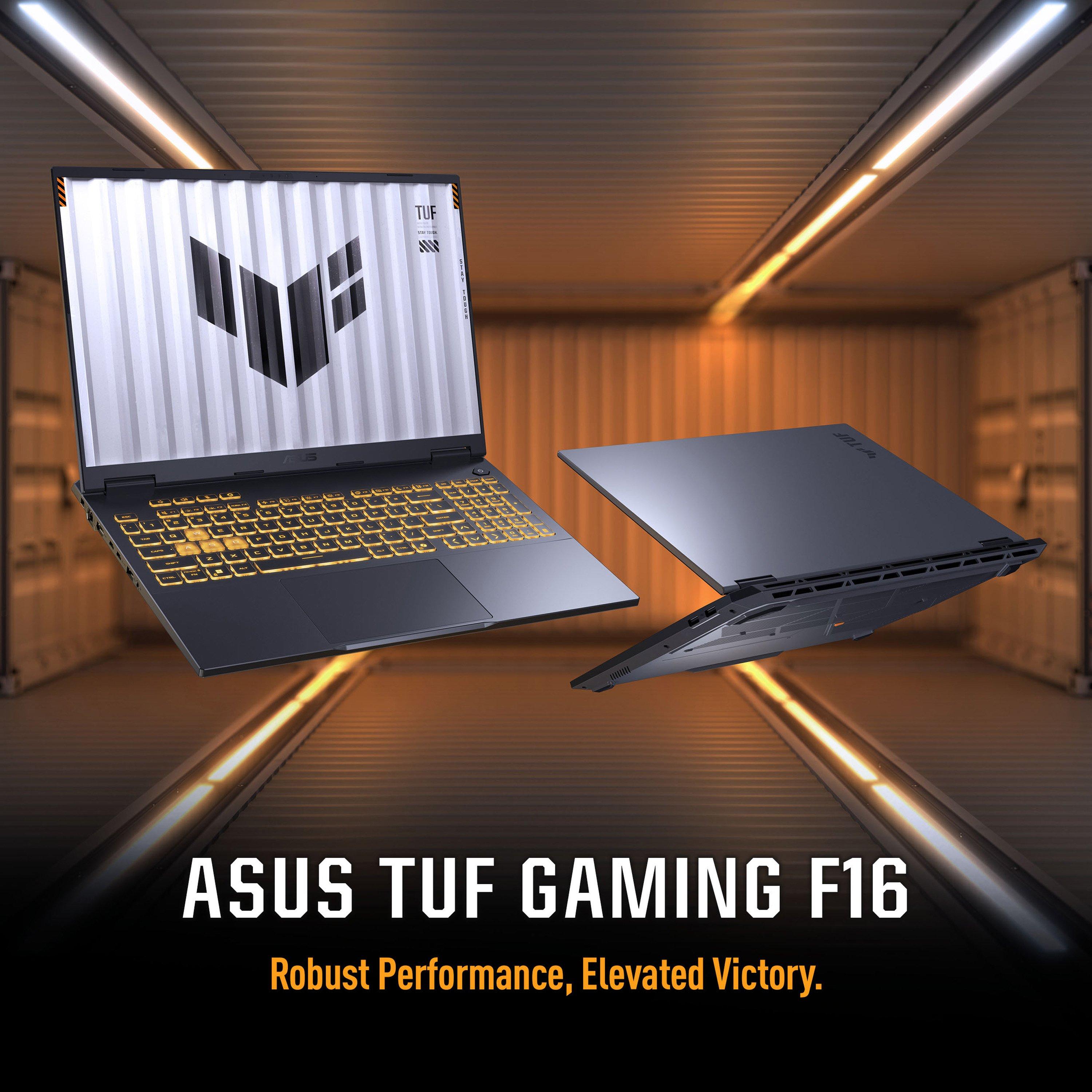 Noir - ASUS - ASUS TUF Gaming 16 16 FHD+ 144Hz Gaming Laptop - Core i5-14450HX 16GB RAM 512GB SSD RTX 5050 - 5