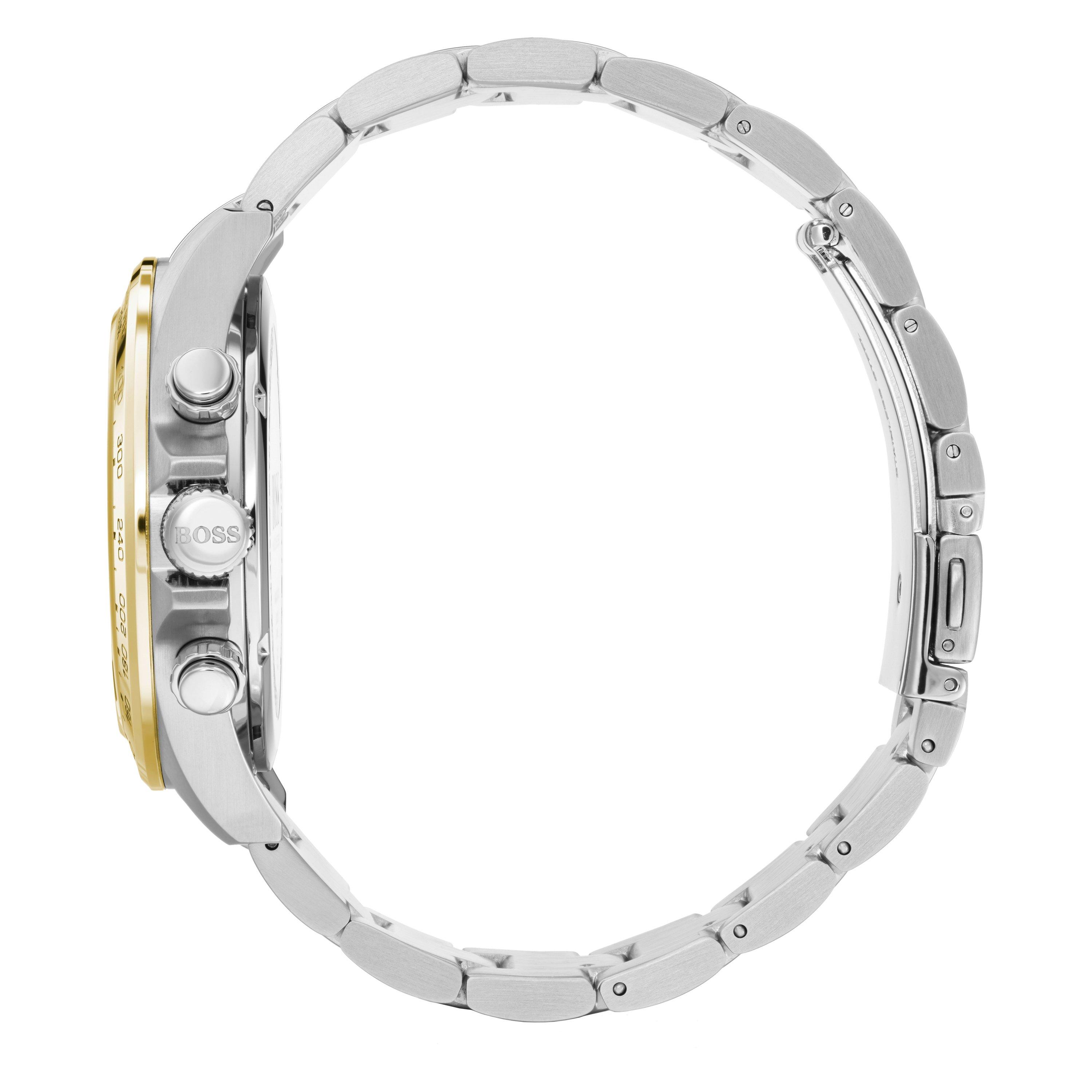 Gold / Blue - Boss - Men's Hero Watch, Rugged Design - 2