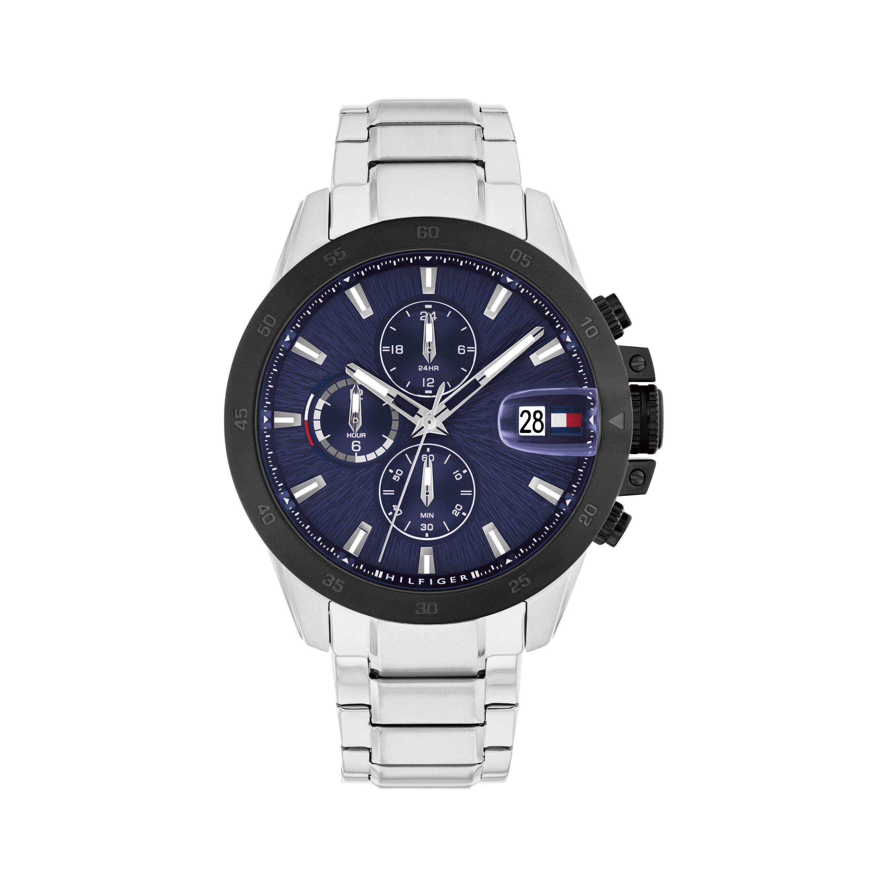 Blue/Steel - Tommy Hilfiger - mens bracelet watch - 1