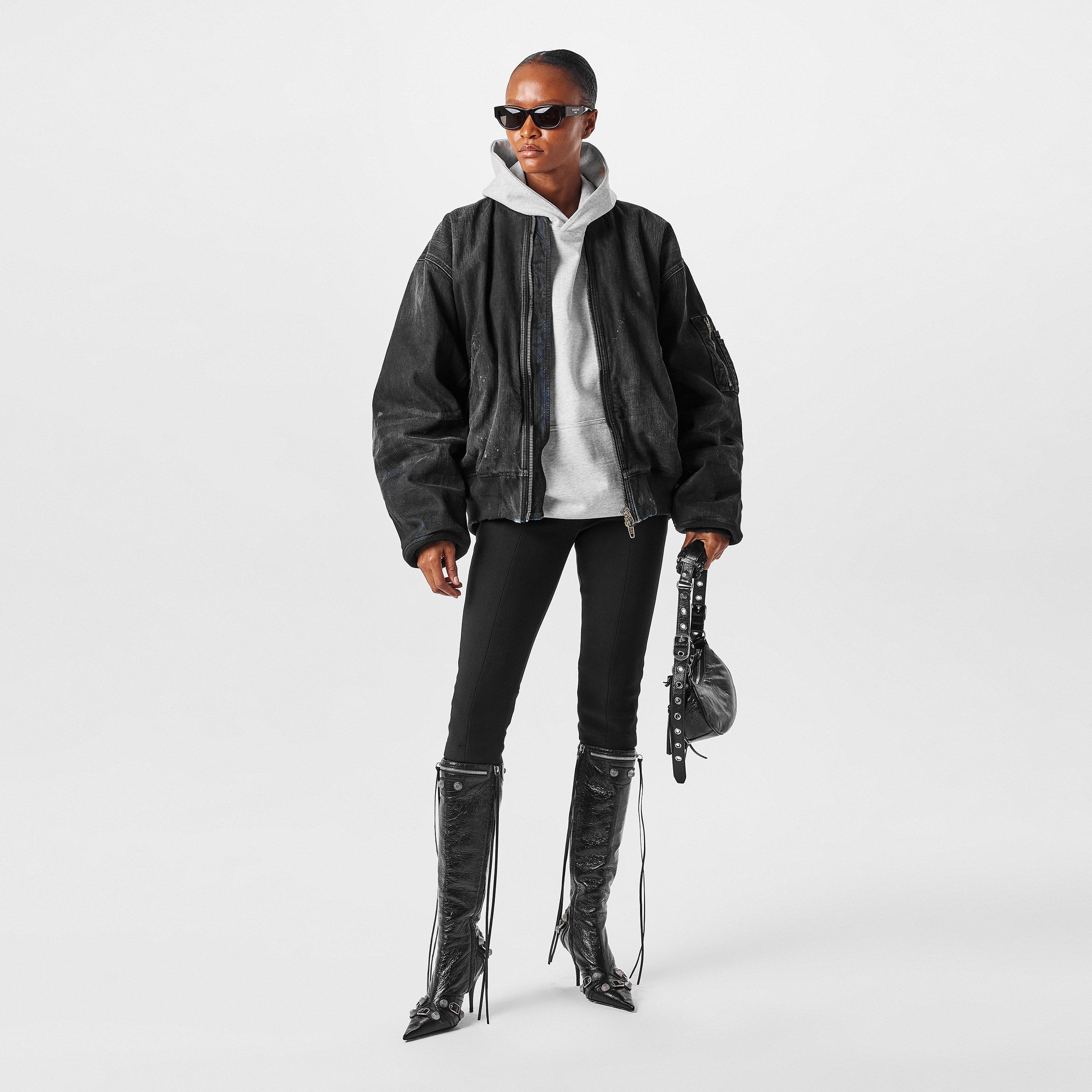 Black/Grey - Balenciaga - BB0389SK Sunglasses - 5