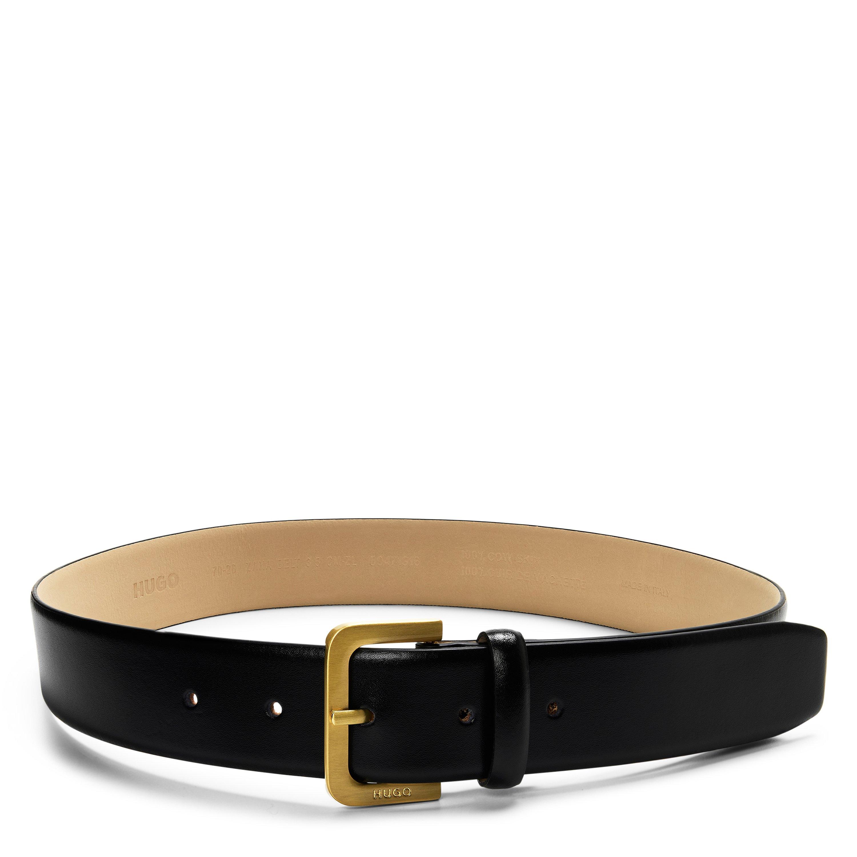 Noir - Hugo - Women's Zana Leather Belt - 1