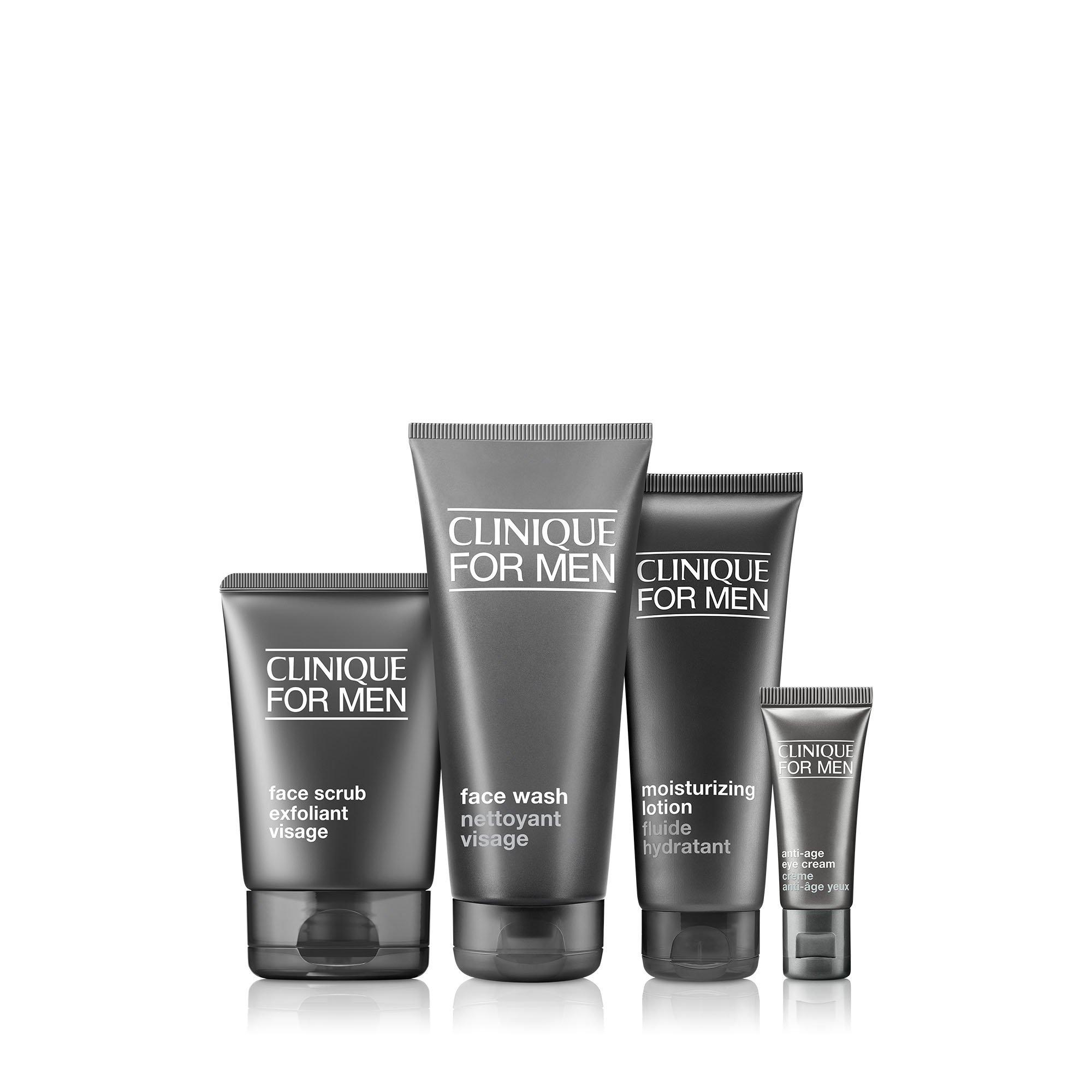 Clear - Clinique - Great for Him: Clinique For Men Set For Dry Combination Skin - 2