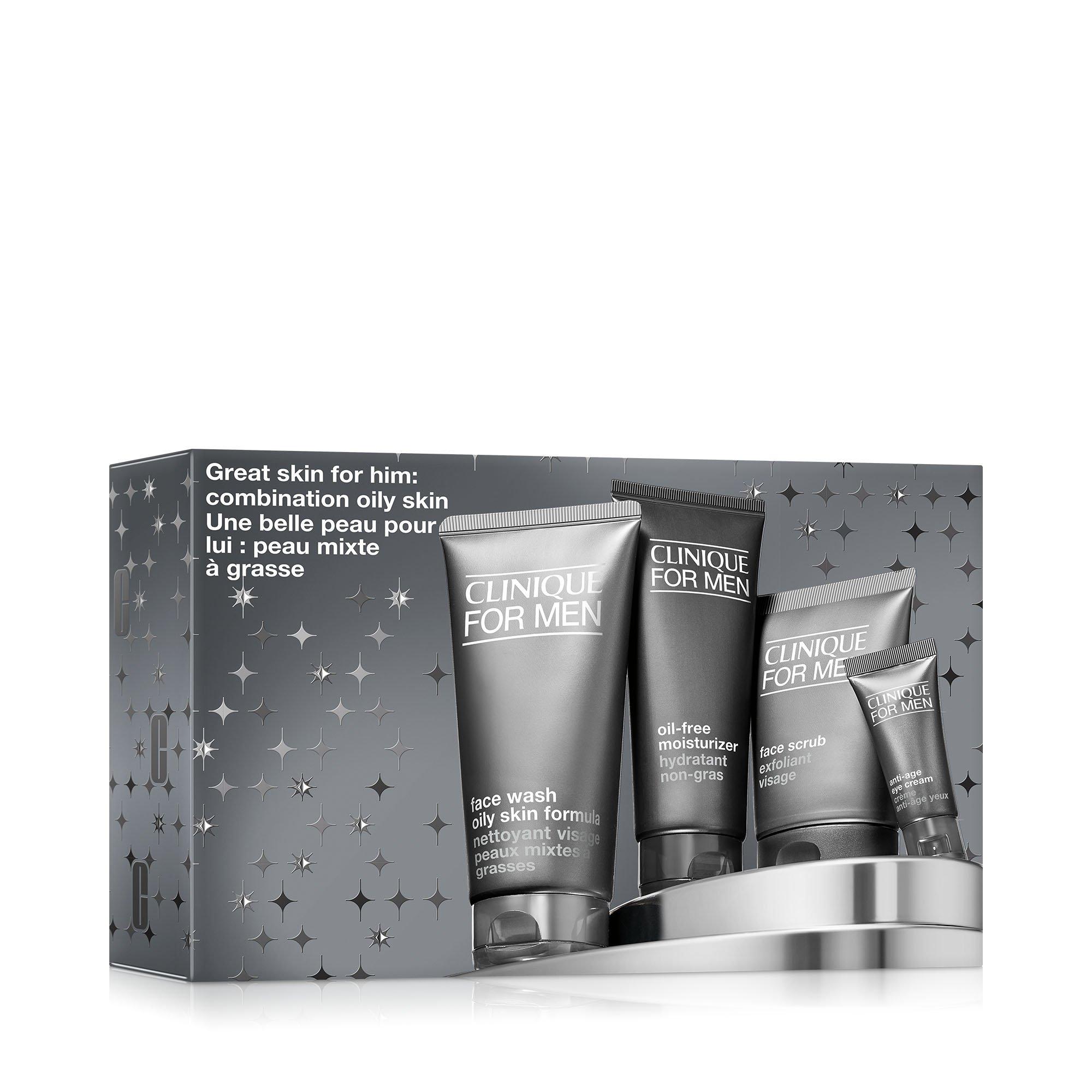 Clear - Clinique - Great for Him: Clinique For Men Set For Oily Skin - 1