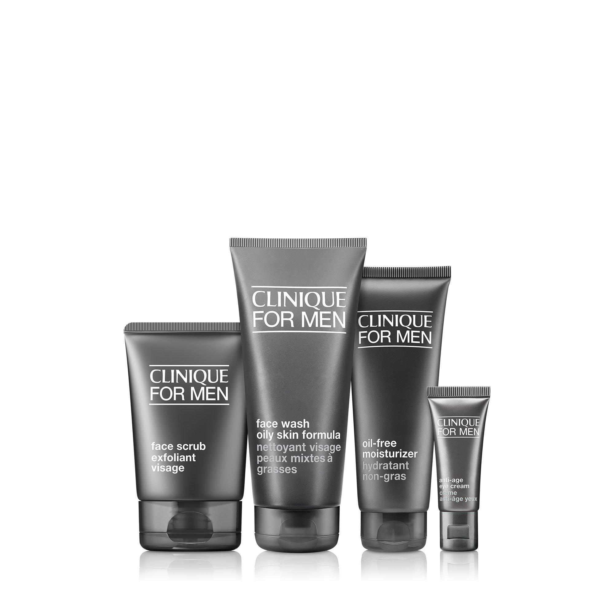 Clear - Clinique - Great for Him: Clinique For Men Set For Oily Skin - 2