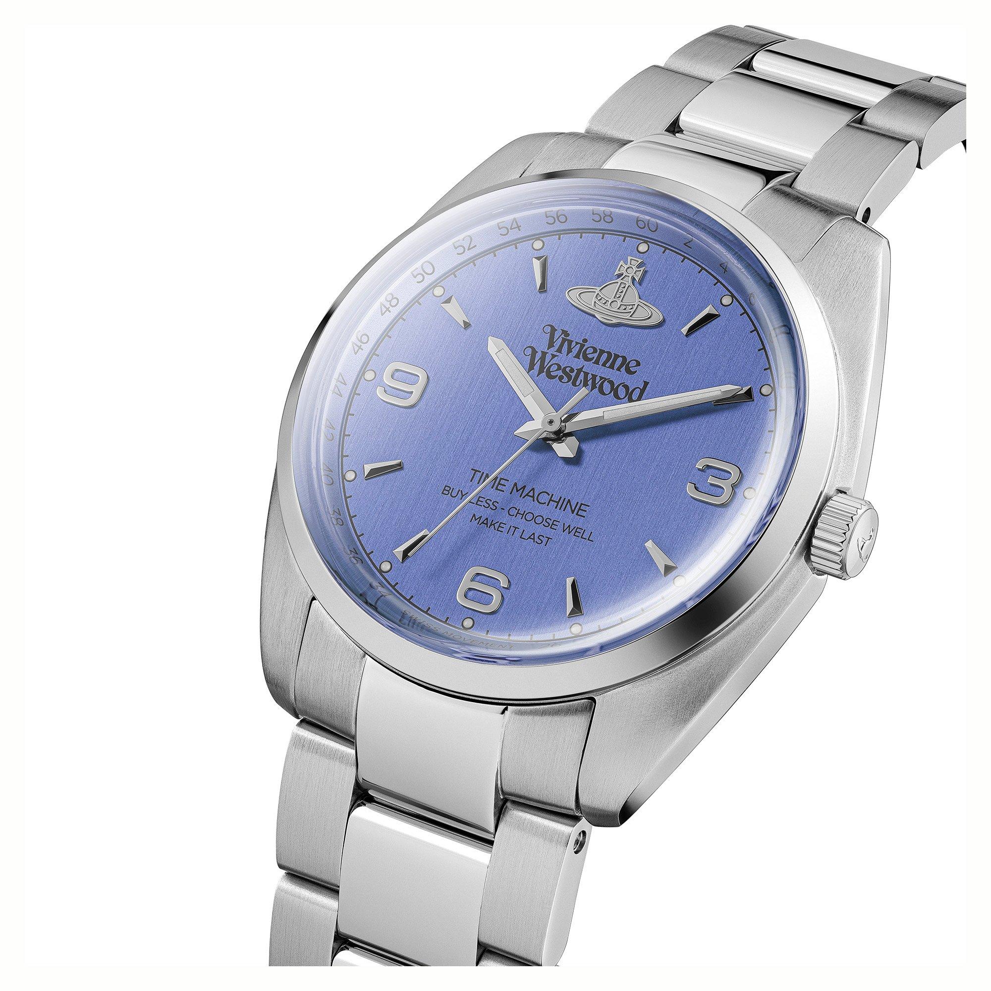 Silver/Blue - Vivienne Westwood - Unisex Analogue Quartz Watch - 4