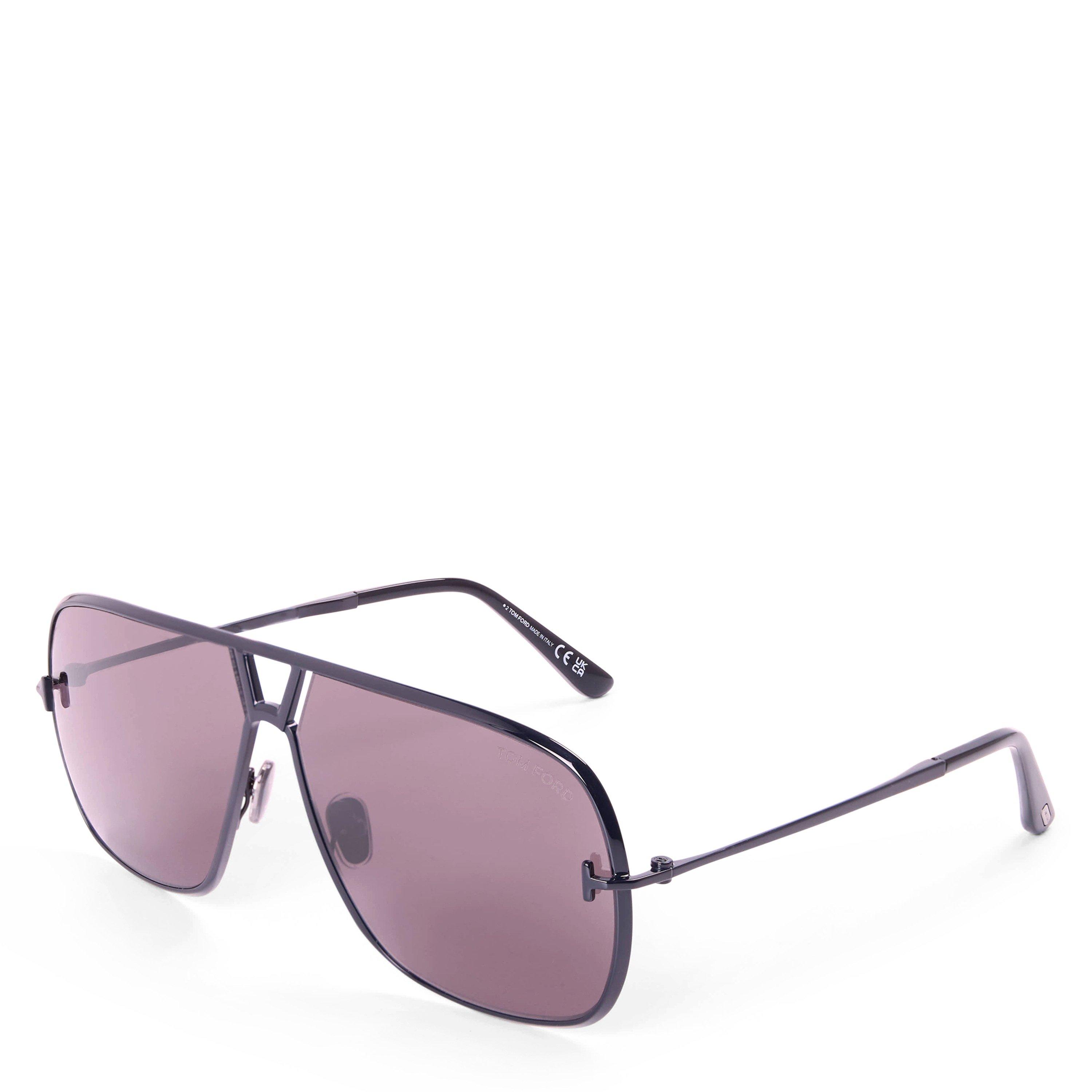 Black - Tom Ford - Men's Aviator Sunglasses - 1