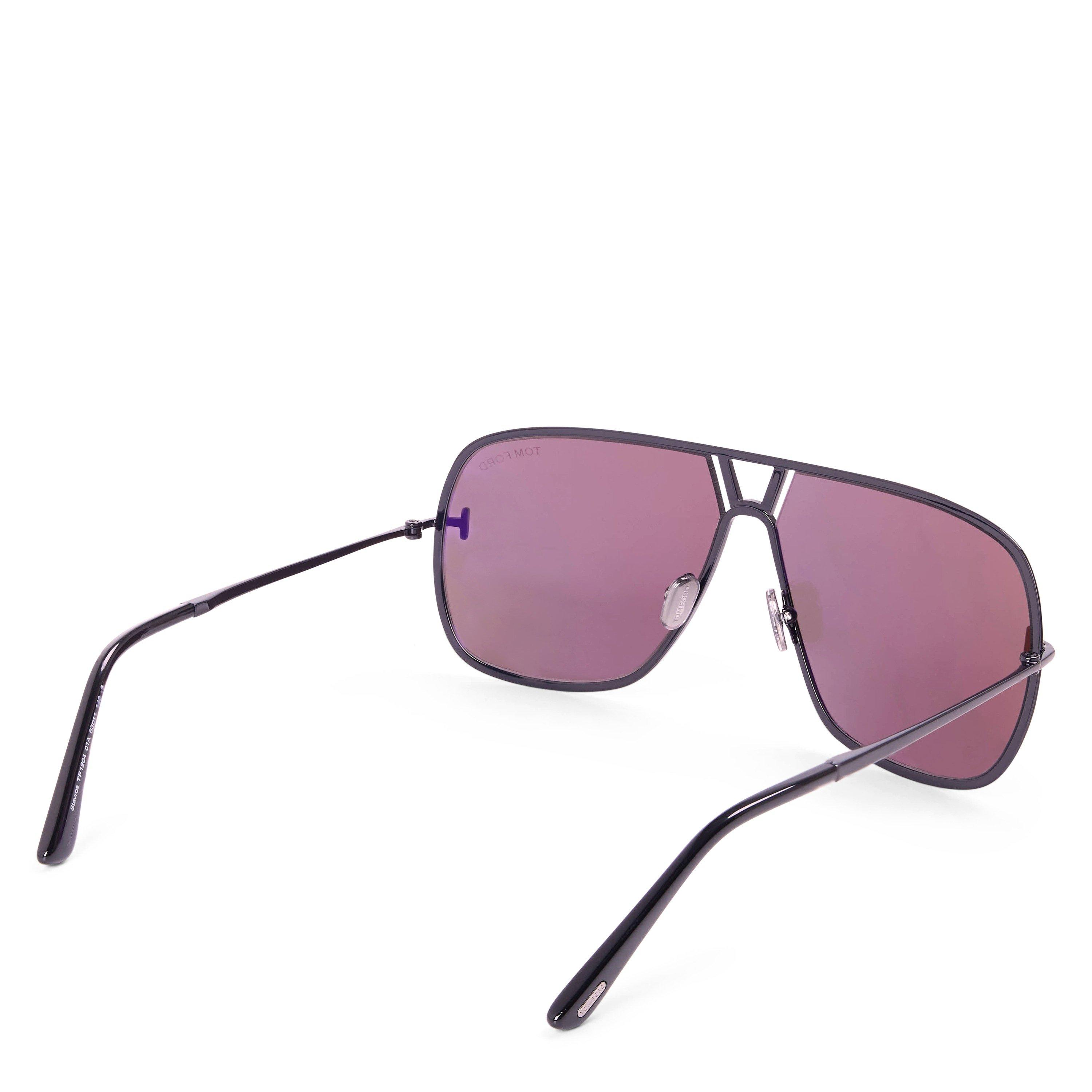 Black - Tom Ford - Men's Aviator Sunglasses - 2