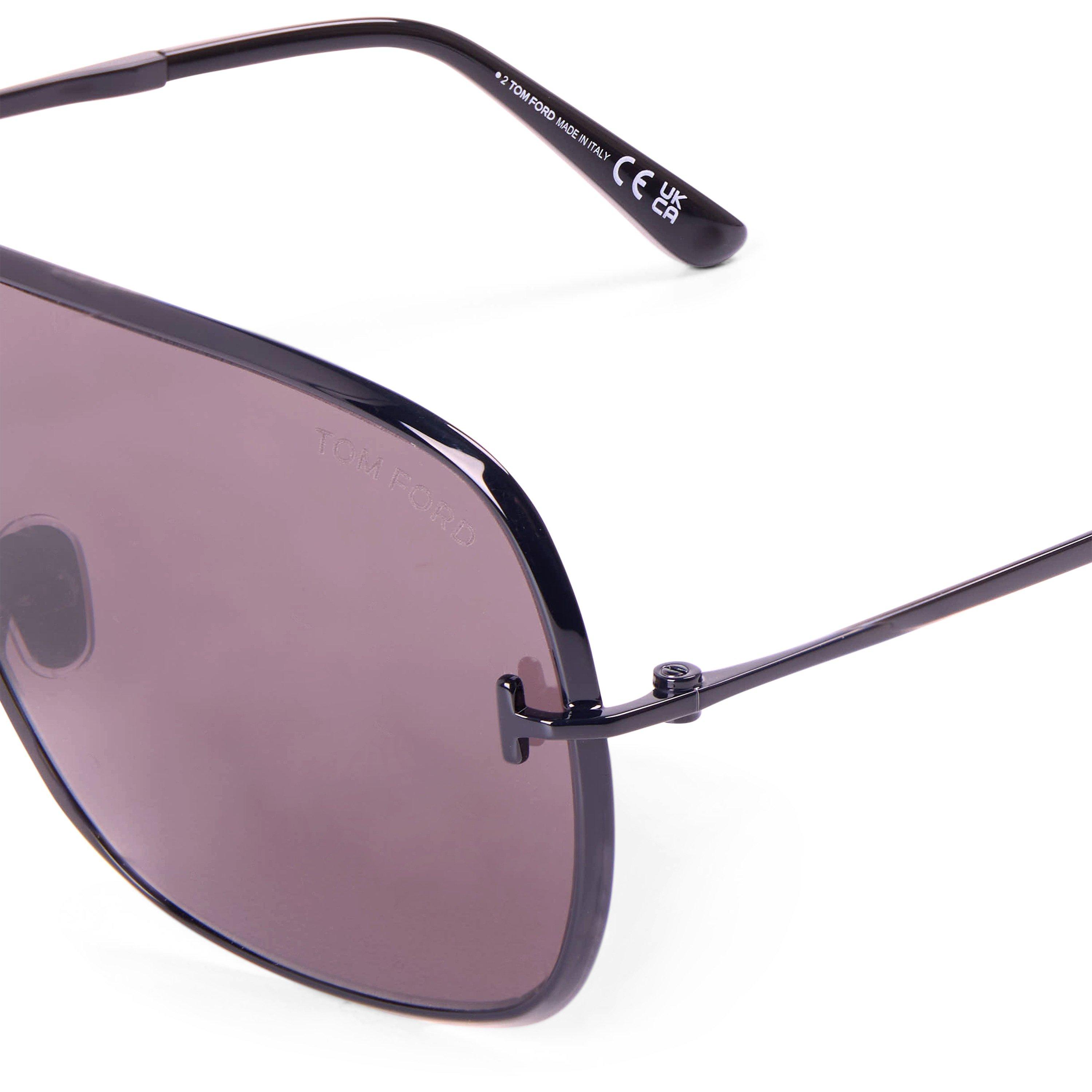 Black - Tom Ford - Men's Aviator Sunglasses - 3