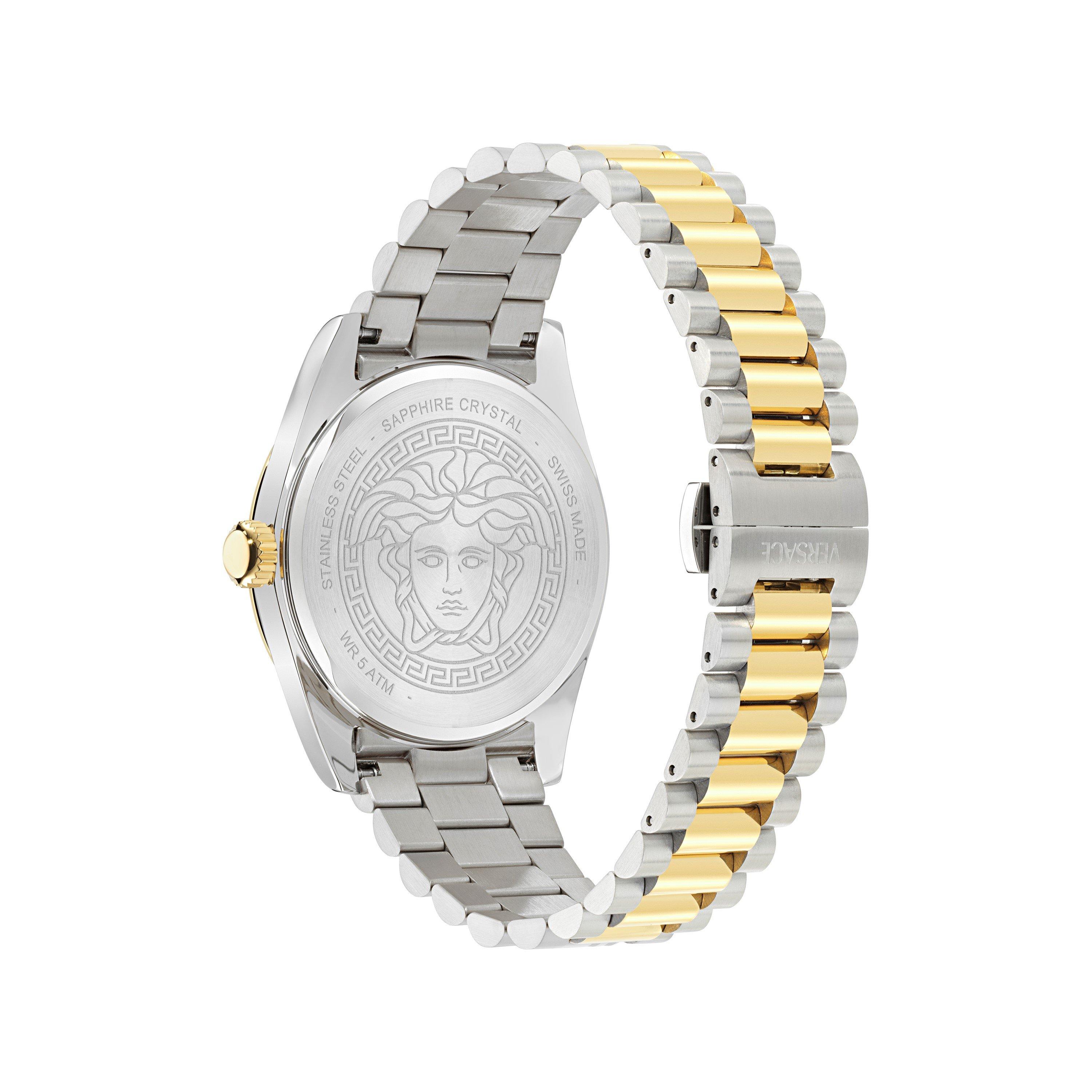 Two Tone - Versace - Men's Millennium Quartz Analogue Watch - 3