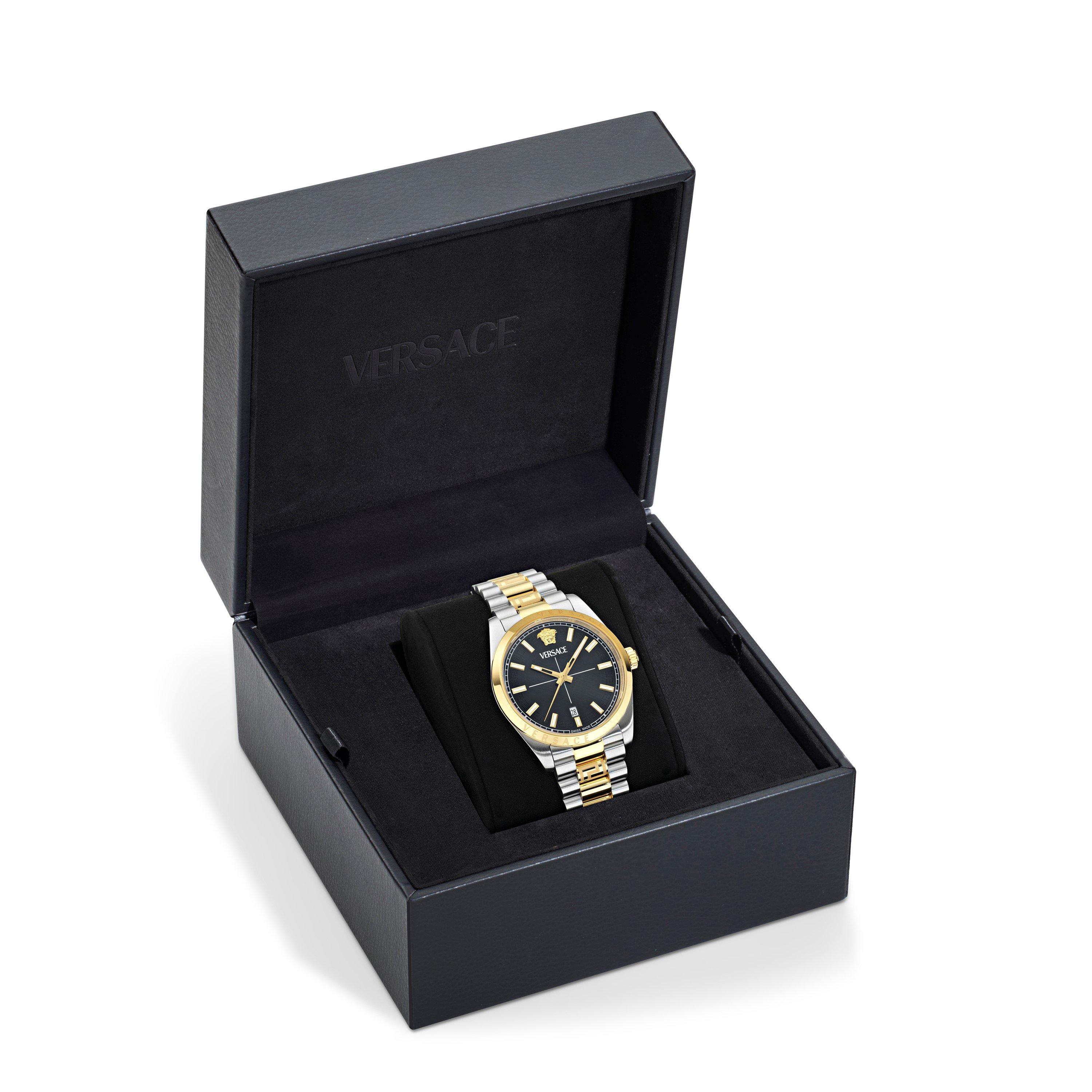 Two Tone - Versace - Men's Millennium Quartz Analogue Watch - 4