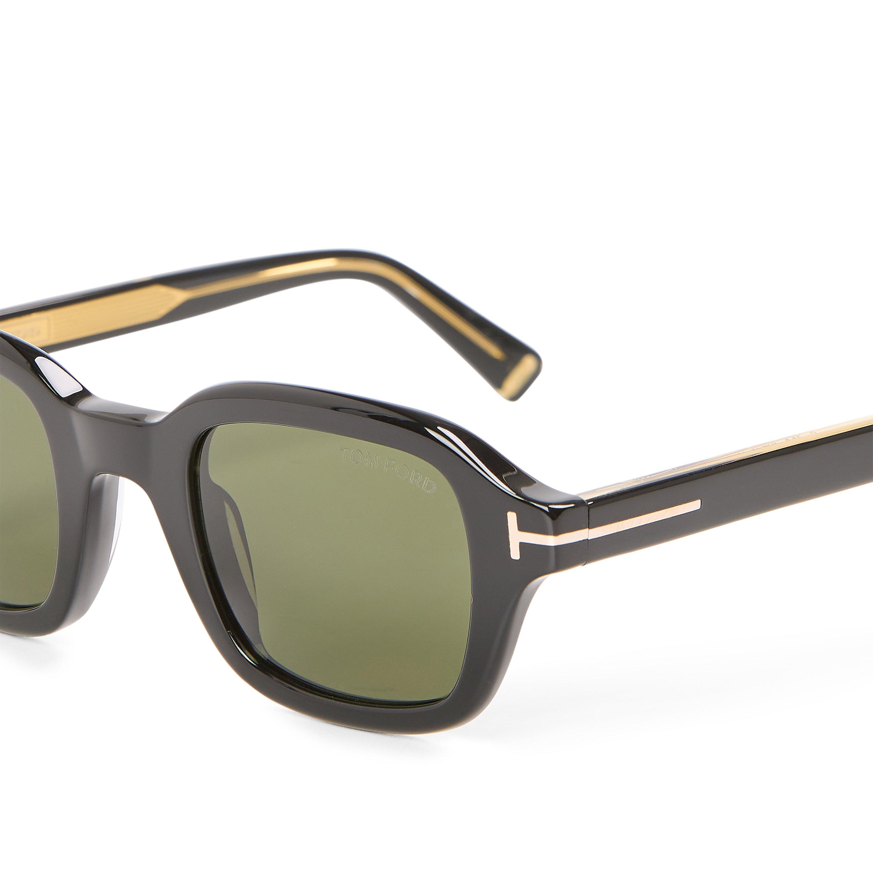 Green/Black - Tom Ford - Men's Square Sunglasses - 3
