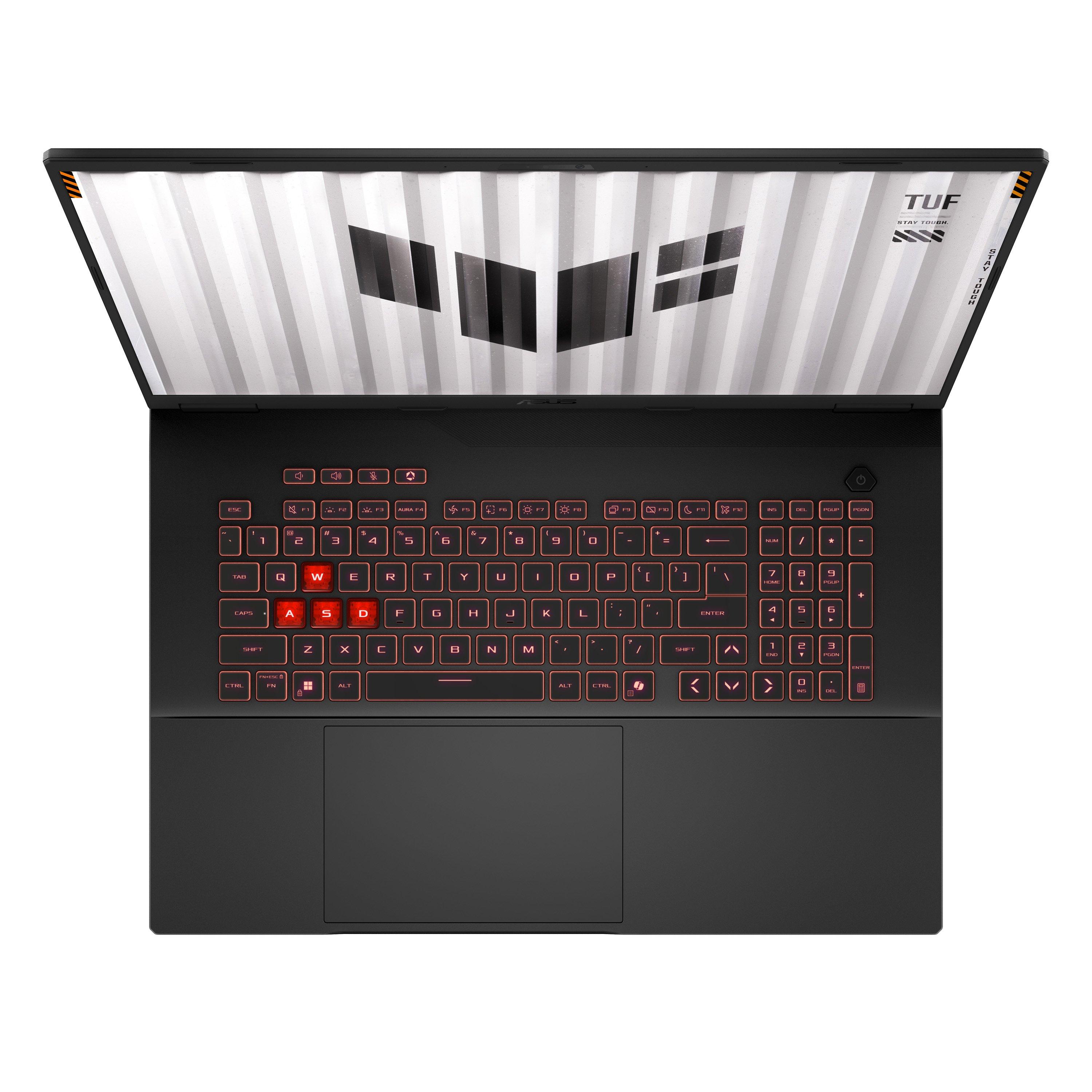 Black - ASUS - ASUS TUF Gaming A18 18 FHD+ 144Hz Gaming Laptop - Ryzen 9 8940HX 16GB RAM 1TB SSD RTX 5070 - 4