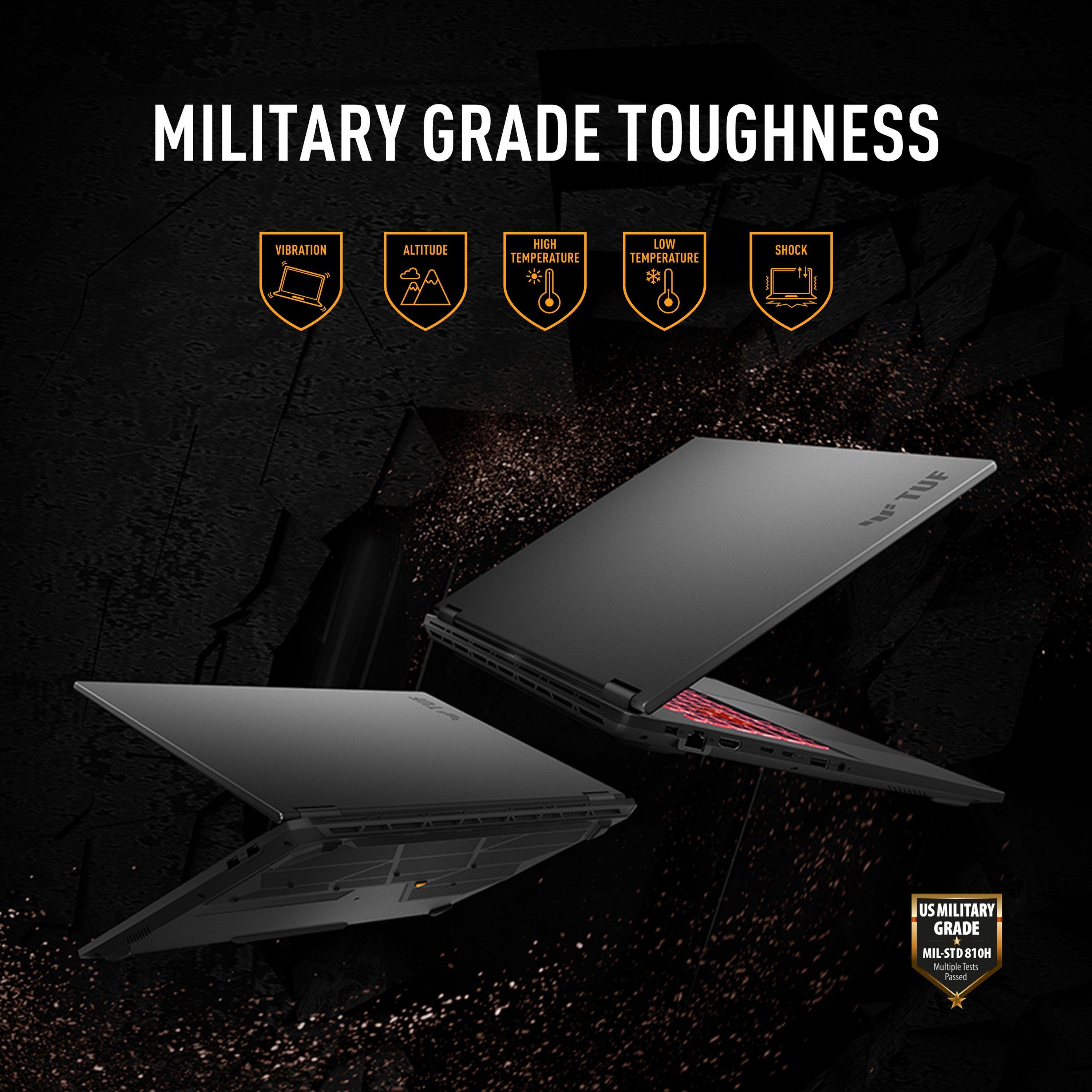 Black - ASUS - ASUS TUF Gaming A18 18 FHD+ 144Hz Gaming Laptop - Ryzen 9 8940HX 16GB RAM 1TB SSD RTX 5070 - 8