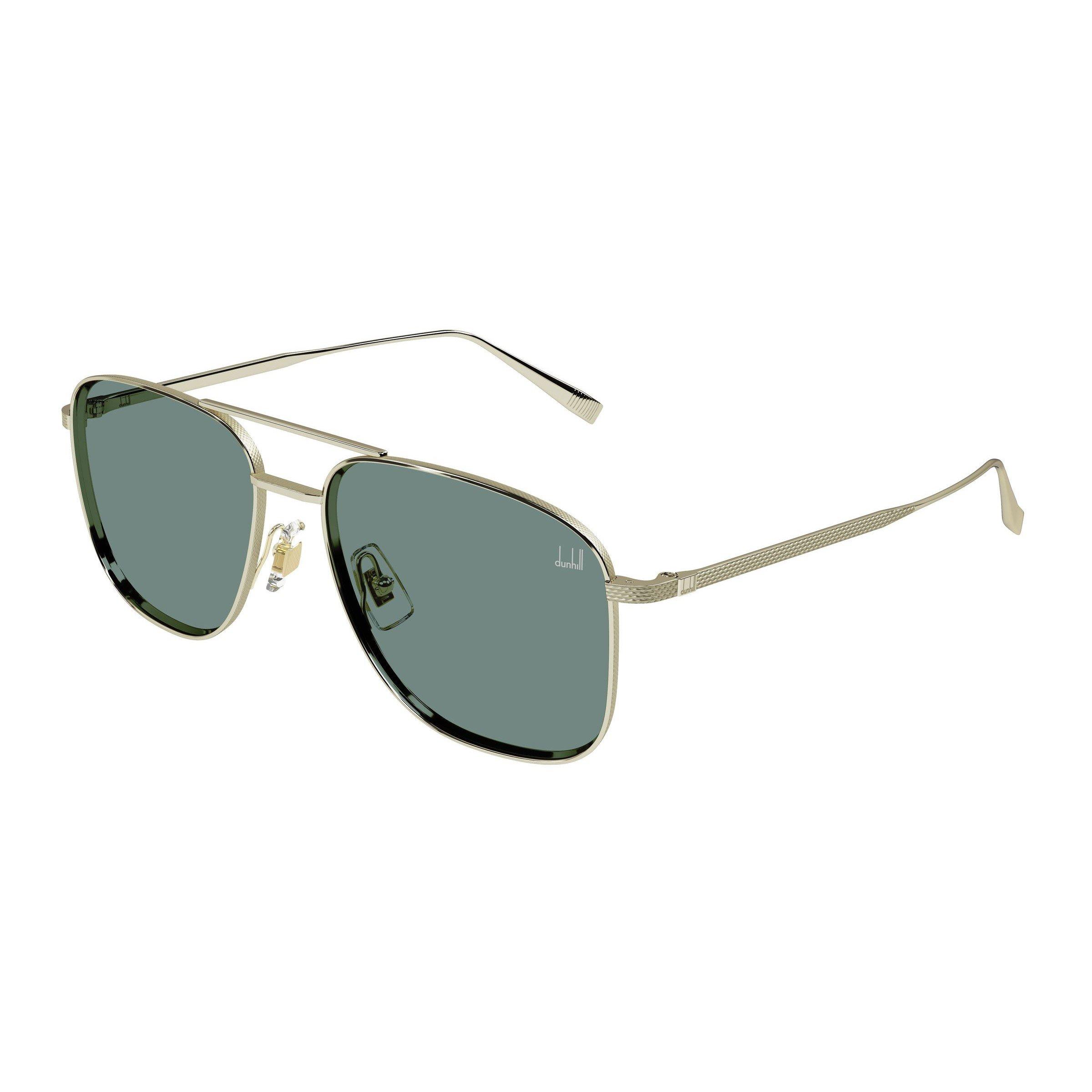Gold/Green - Dunhill Eyewear - Dunhill Mens Aviator DU0118S Sunglasses - 1
