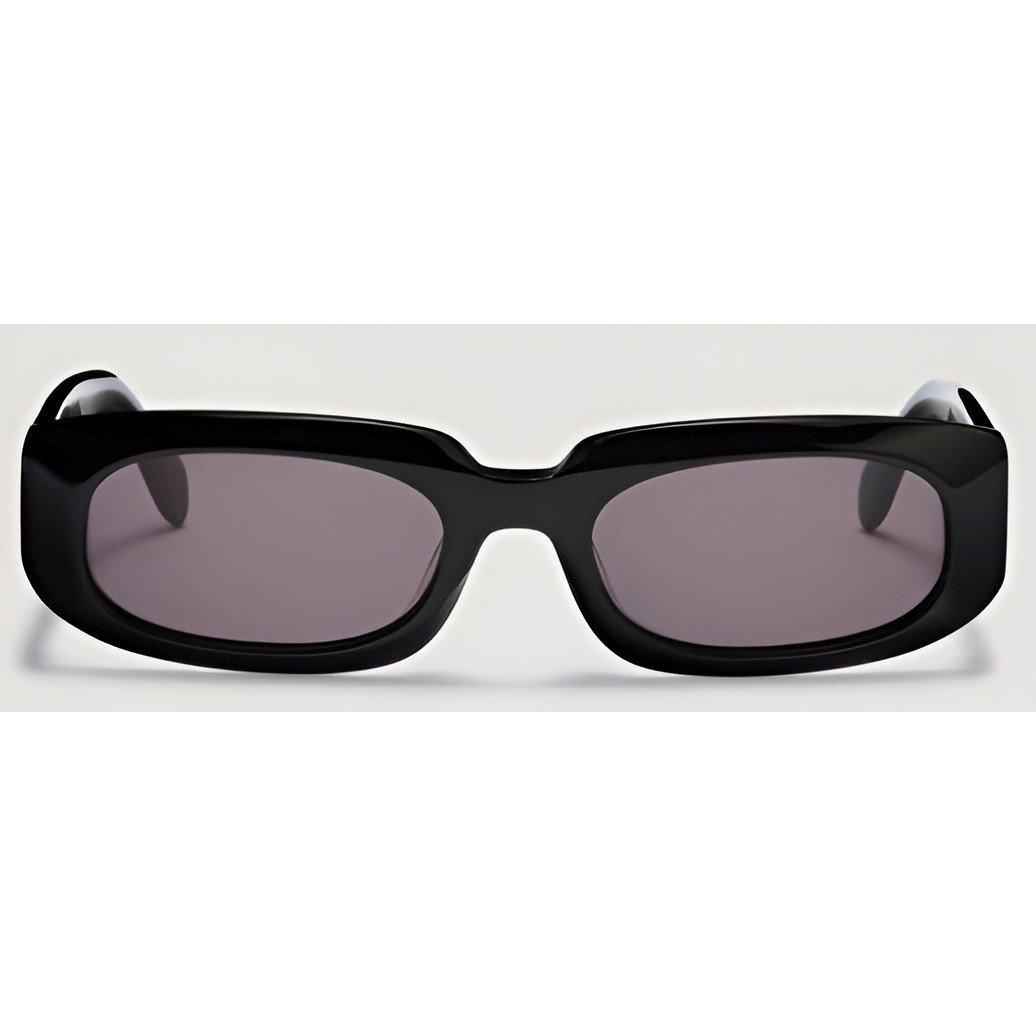 Black/Dark Grey - Palm Angels - Noah Rectangle Sunglasses