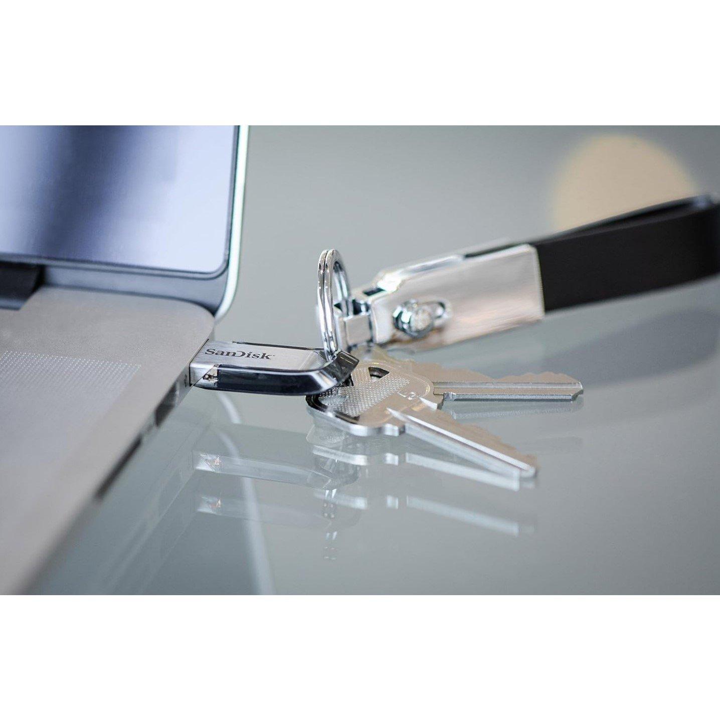 Black - SanDisk - Ultra Flair USB 3.0 Flash Drive - 64GB (Black) - 5