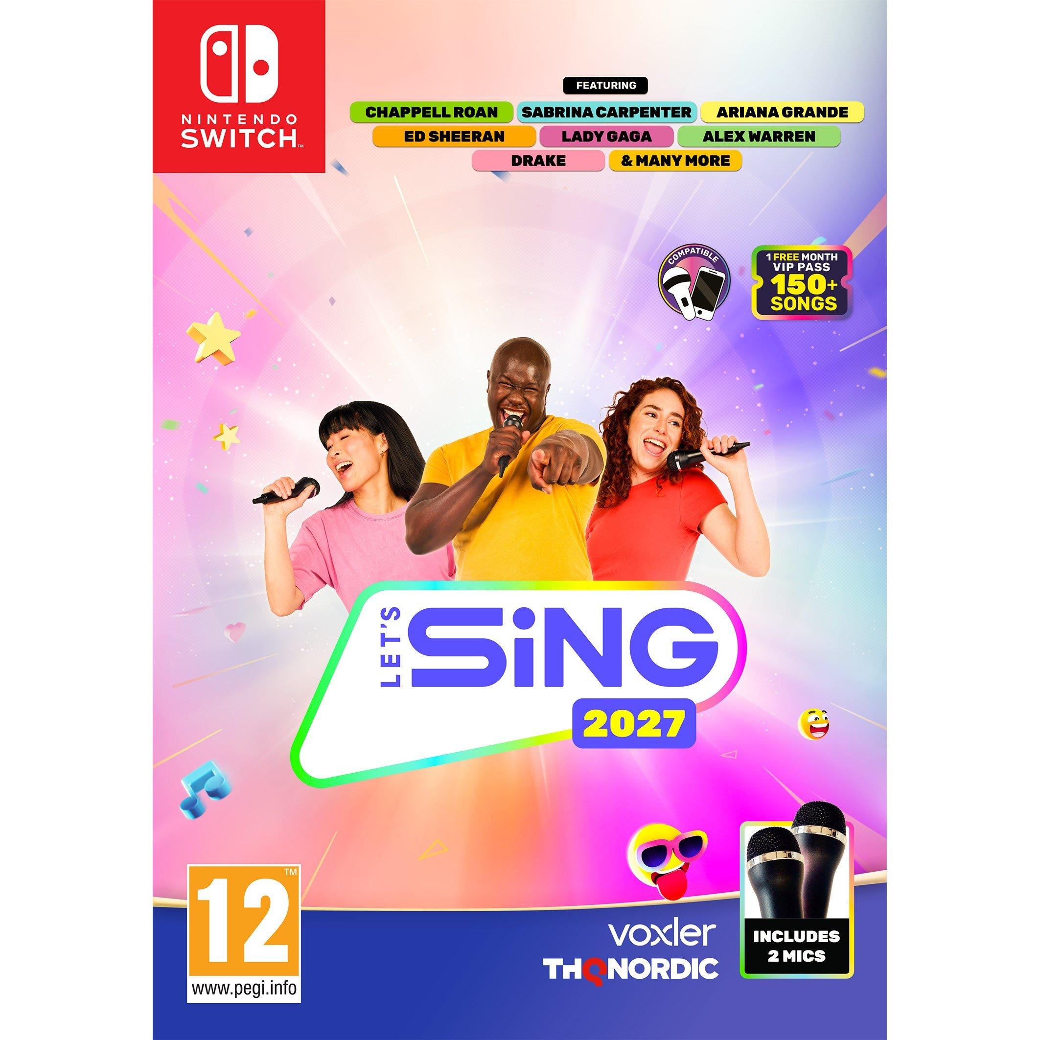 THQ Nordic Lets Sing 2027 2 Mic Bundle NSW