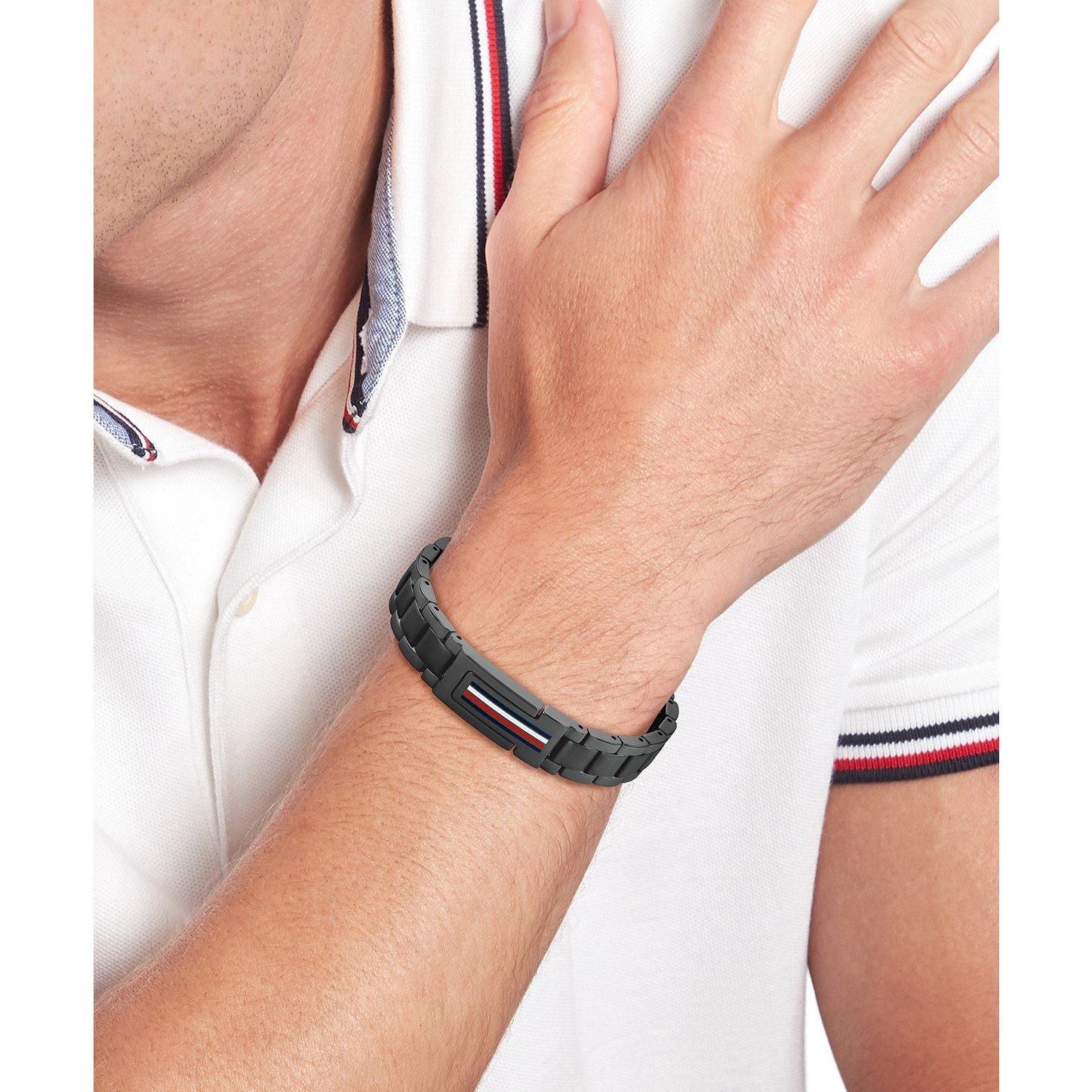 Black - Tommy Hilfiger - Tommy Hilfiger mens  bracelet - 2