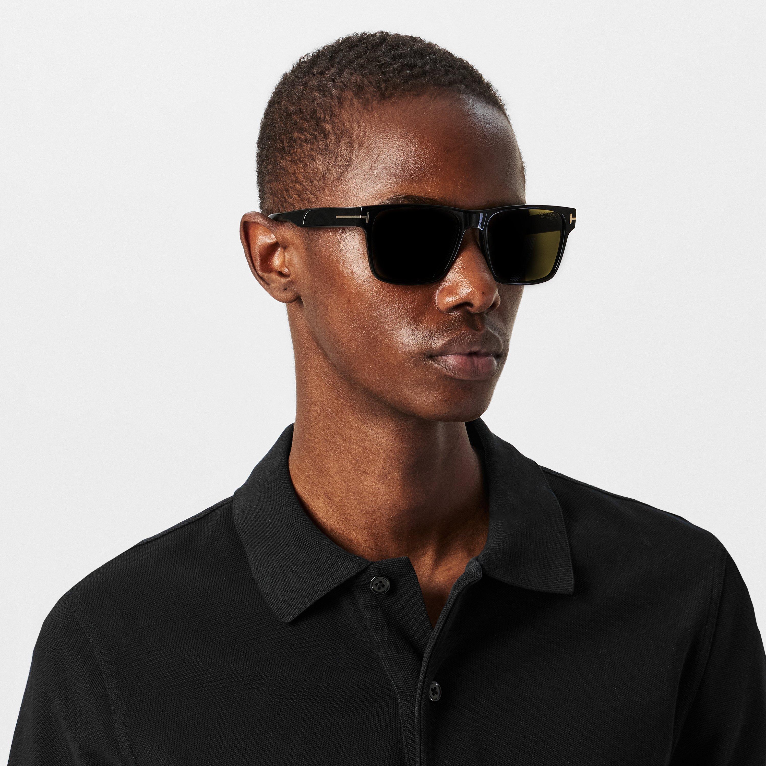 Shiny Black - Tom Ford - Mens Calder TF1205 Sunglasses - 3