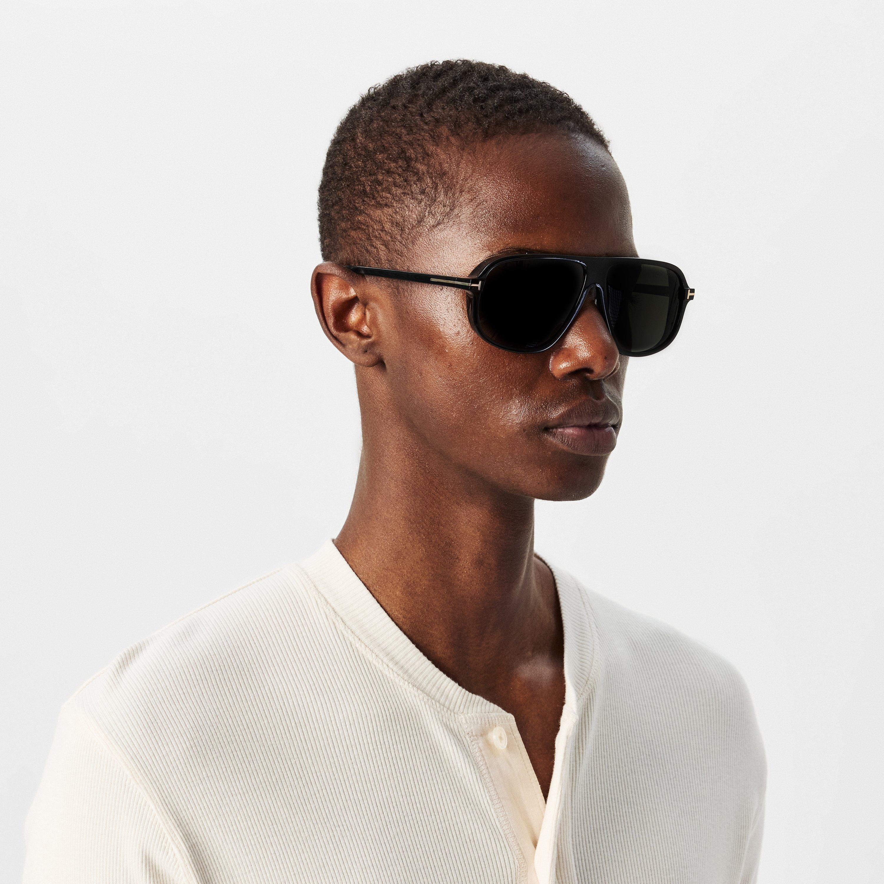 Shiny Black - Tom Ford - Guillaume Sunglasses - 3