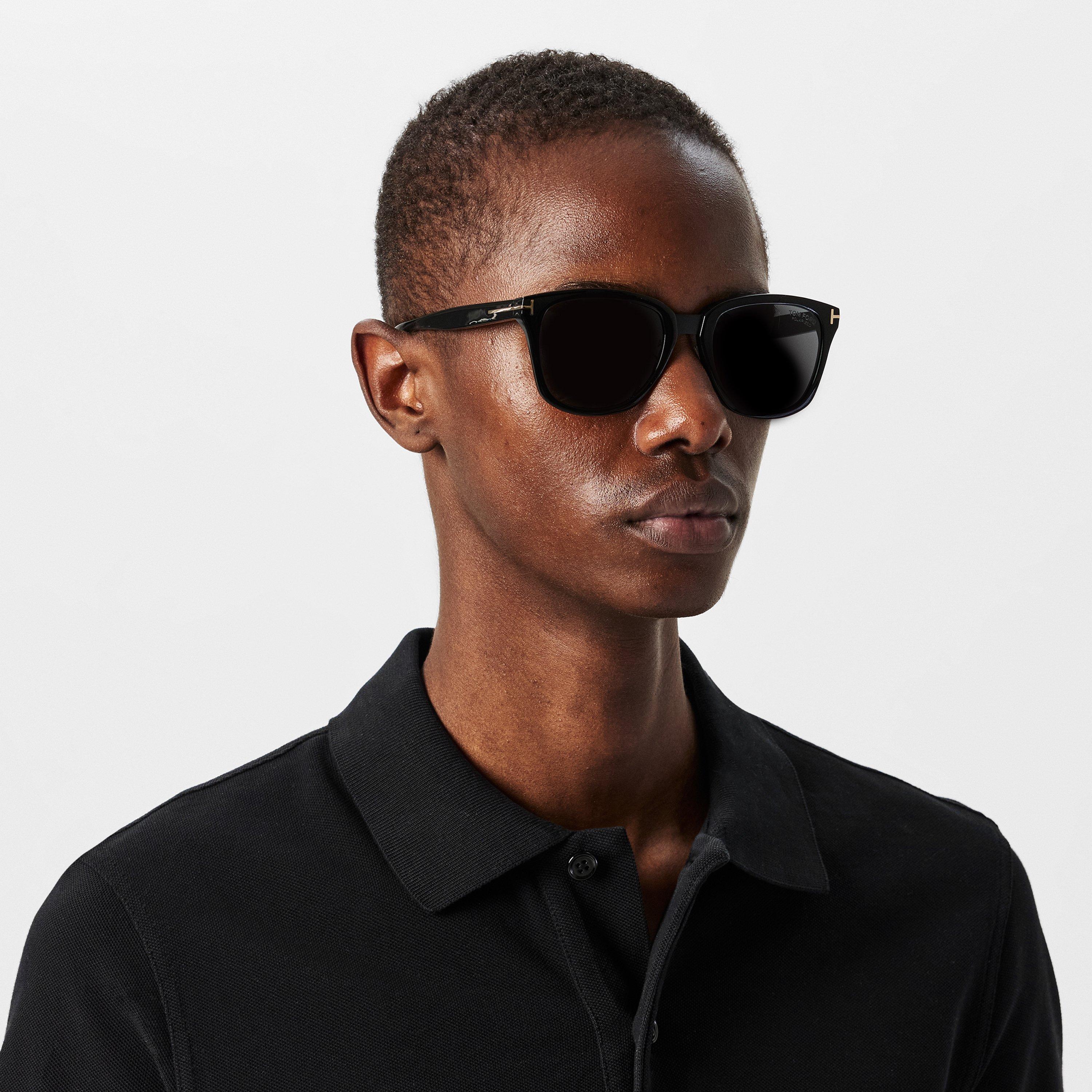 Shiny Black - Tom Ford - Graydon Sunglasses - 3