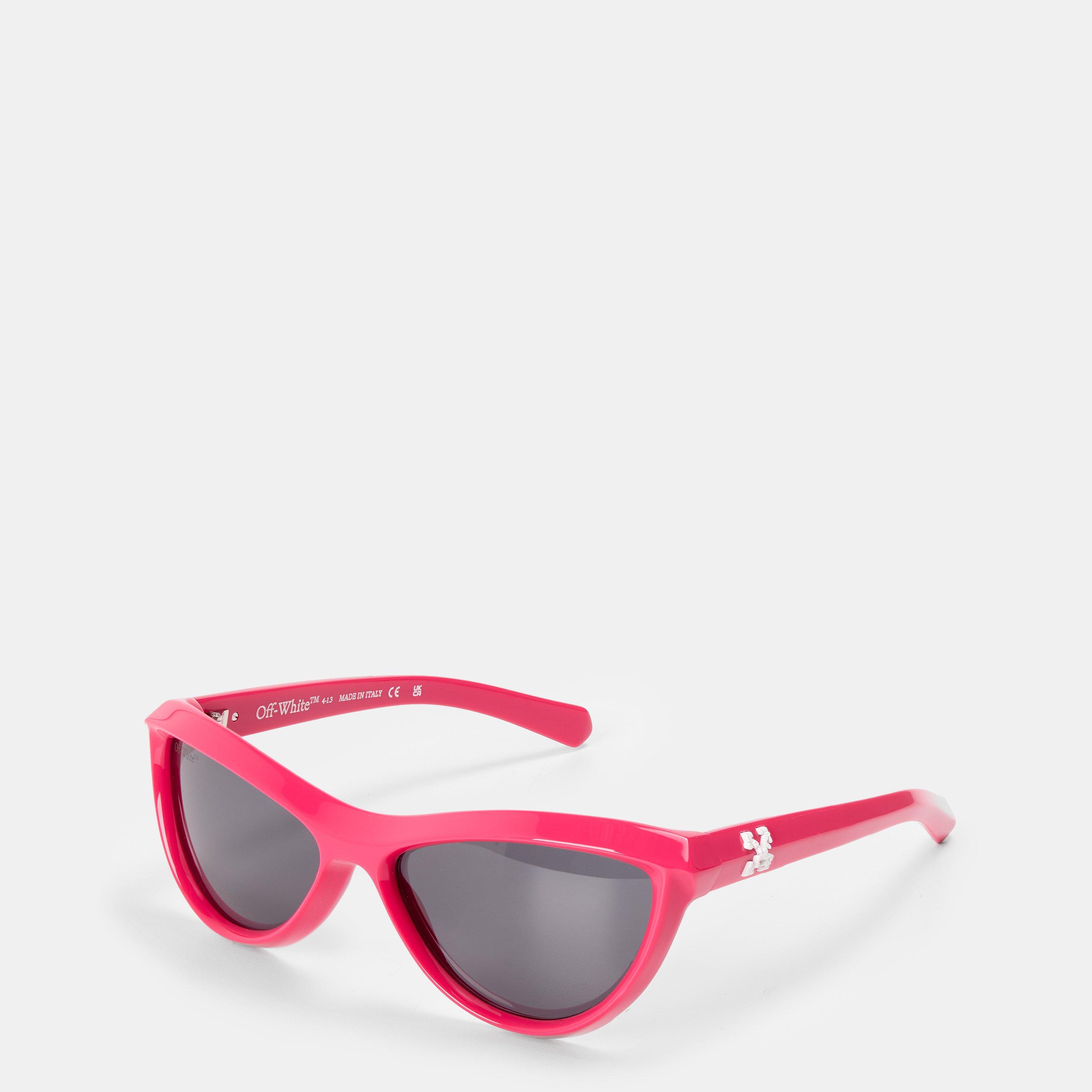 Off White Unisex Square Sunglasses, Square Design