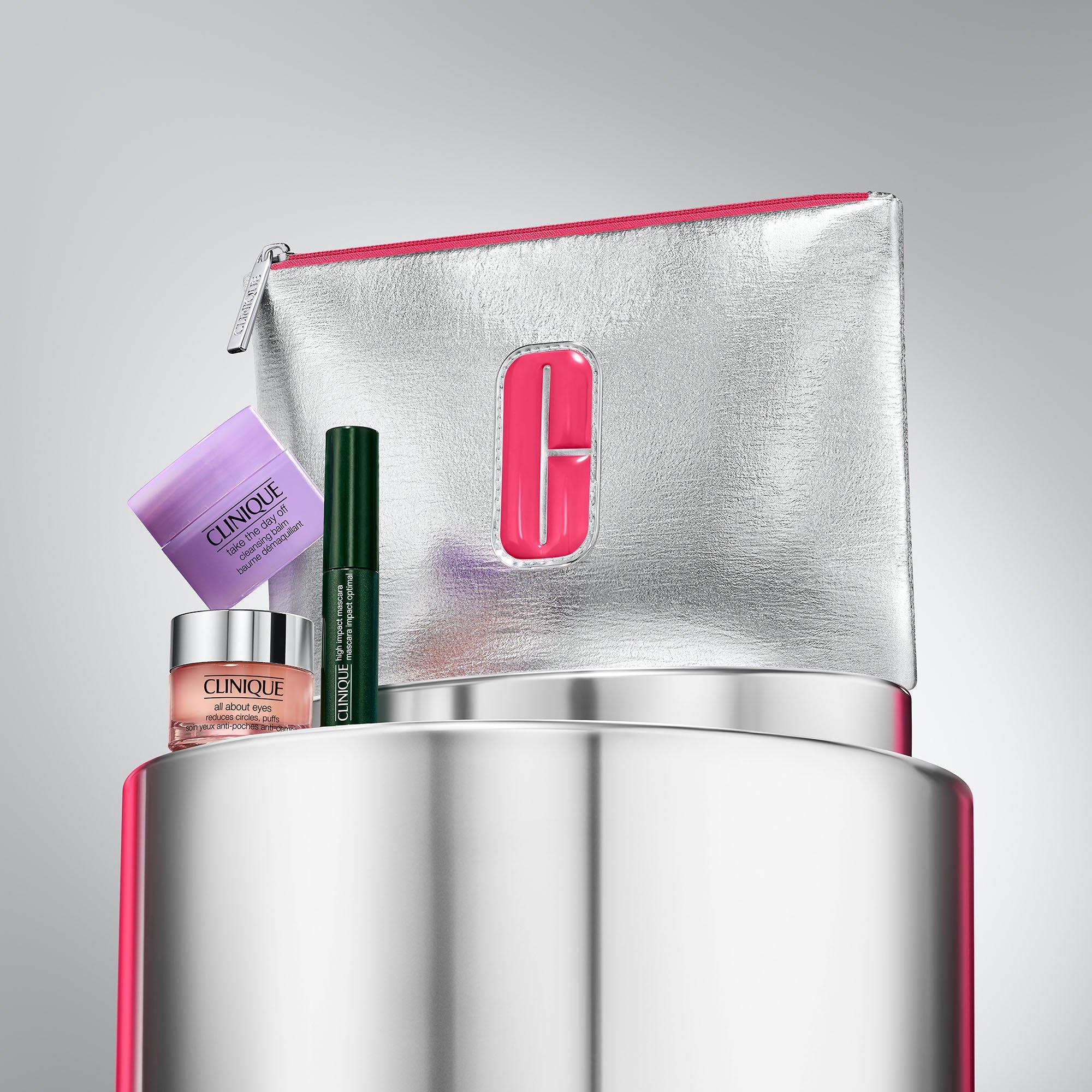 Clear - Clinique - Glam To Goodnight: All About Eyes Gift Set - 3