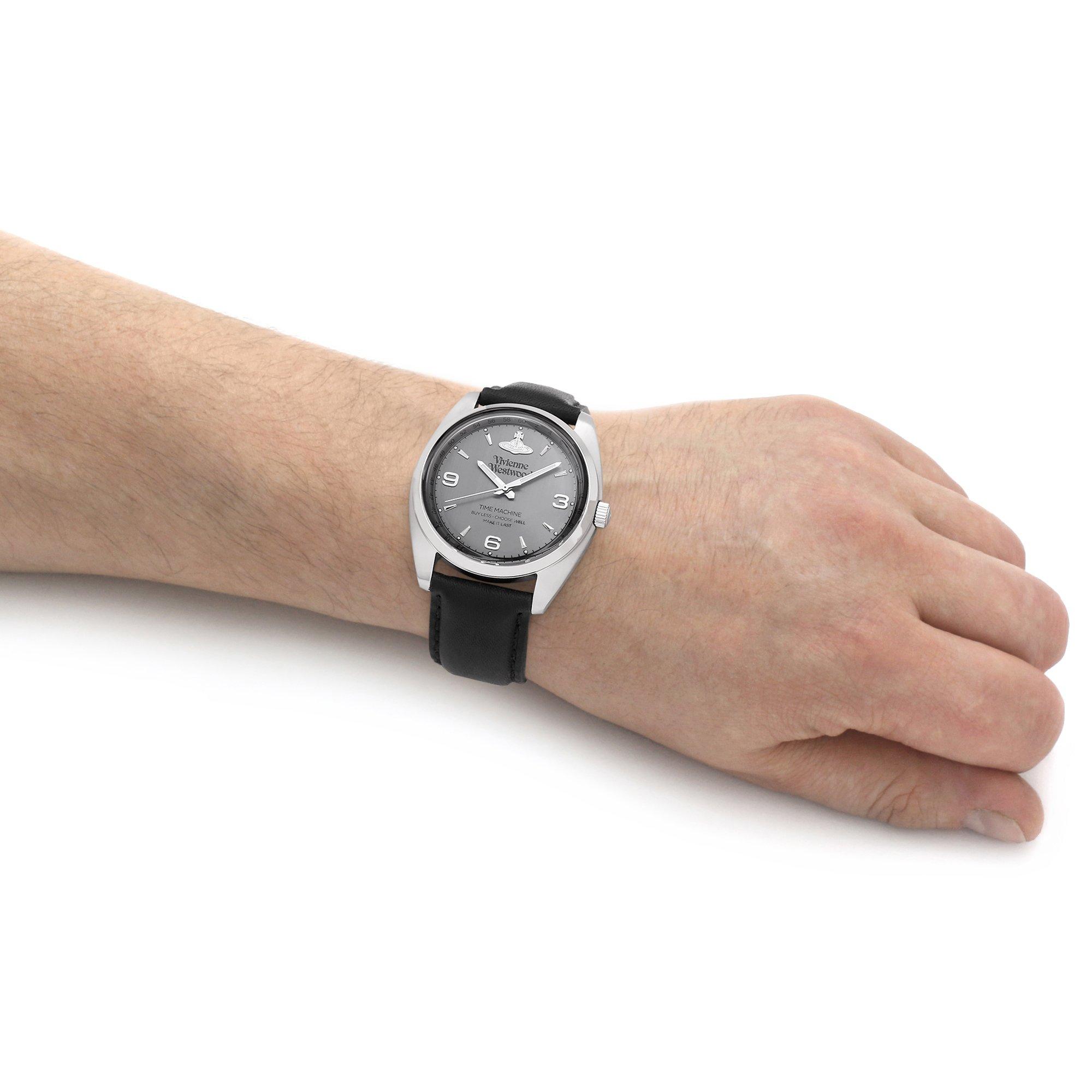 Cool Grey/Black - Vivienne Westwood - Unisex Adults Pennington Analogue Quartz Watch - 11