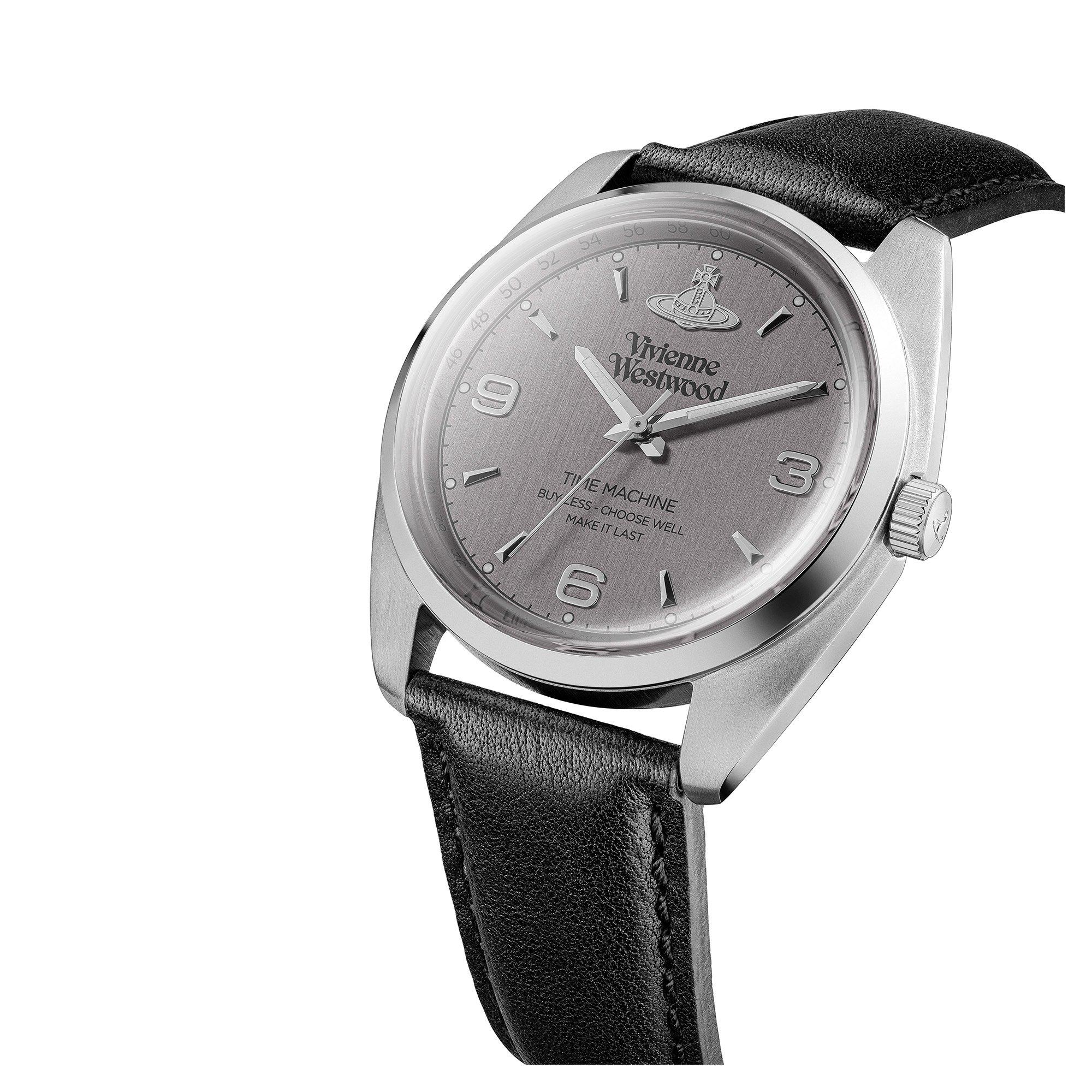 Cool Grey/Black - Vivienne Westwood - Unisex Adults Pennington Analogue Quartz Watch - 3