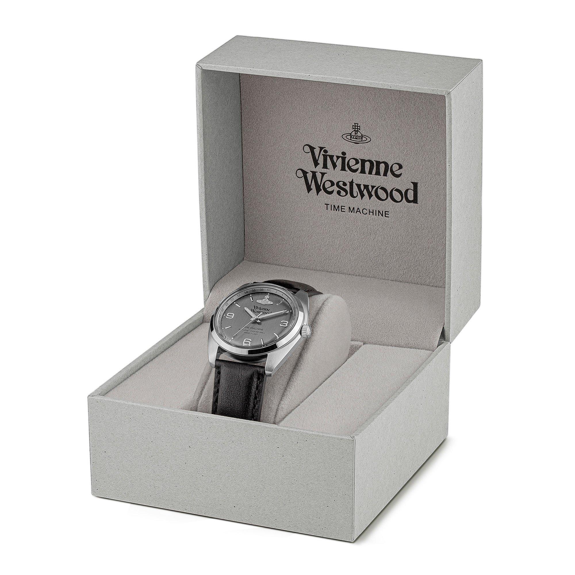 Cool Grey/Black - Vivienne Westwood - Unisex Adults Pennington Analogue Quartz Watch - 4